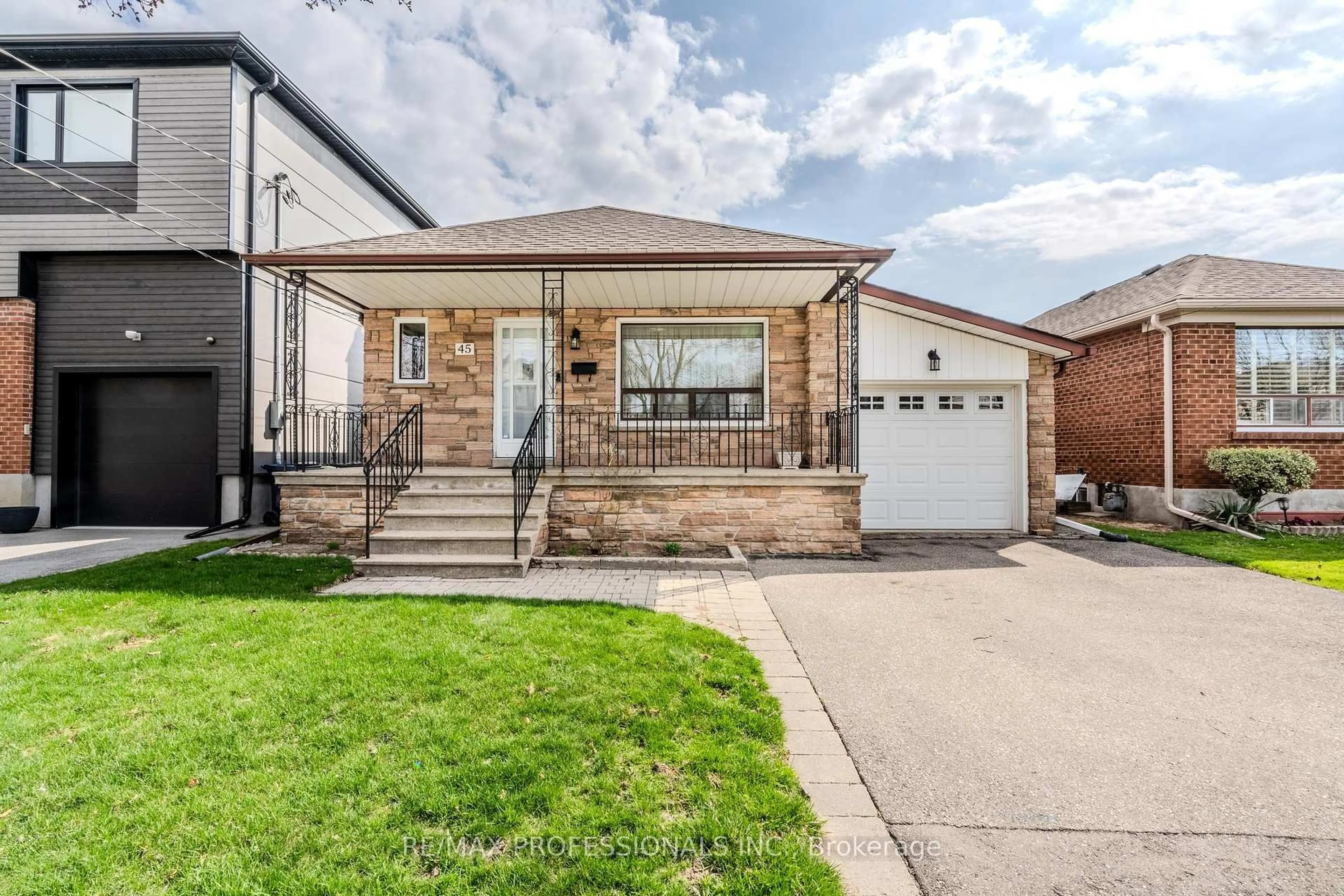 Home with brick exterior material, street for 45 Chartwell Rd, Toronto Ontario M8Z 4E9