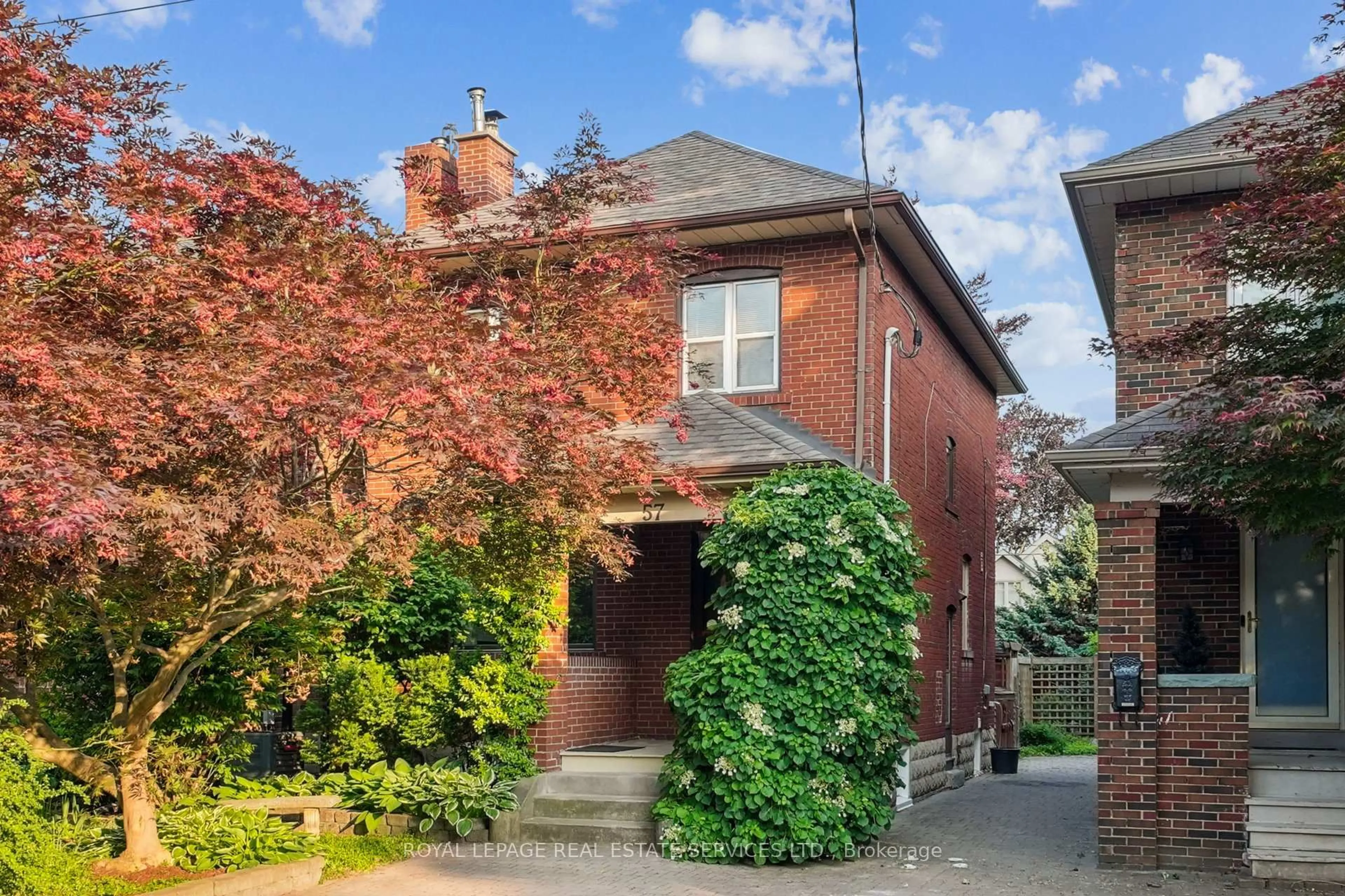 Home with brick exterior material, street for 57 Methuen Ave, Toronto Ontario M6S 1Z7