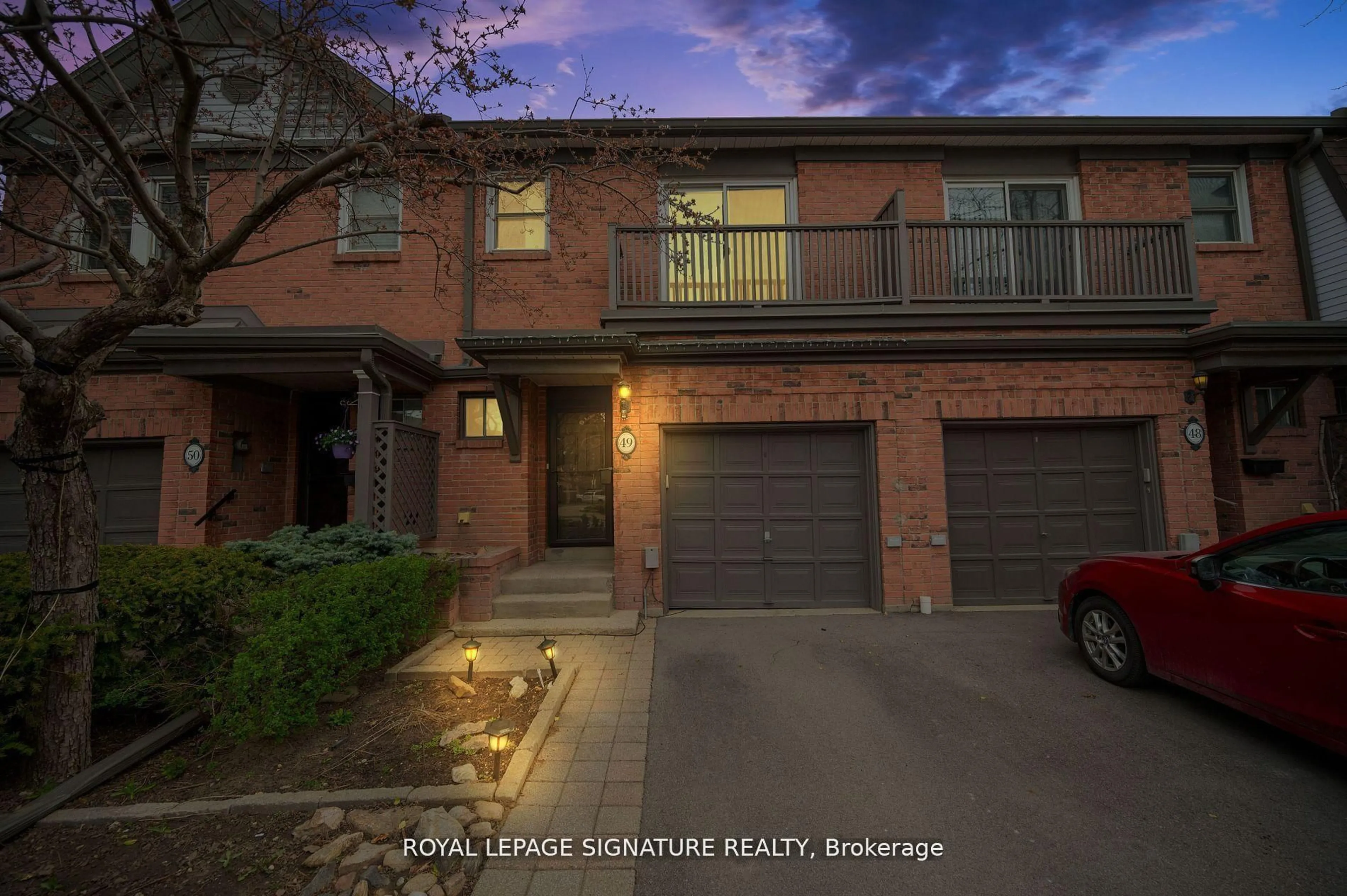 Home with brick exterior material, street for 385 The East Mall #49, Toronto Ontario M9B 6J4