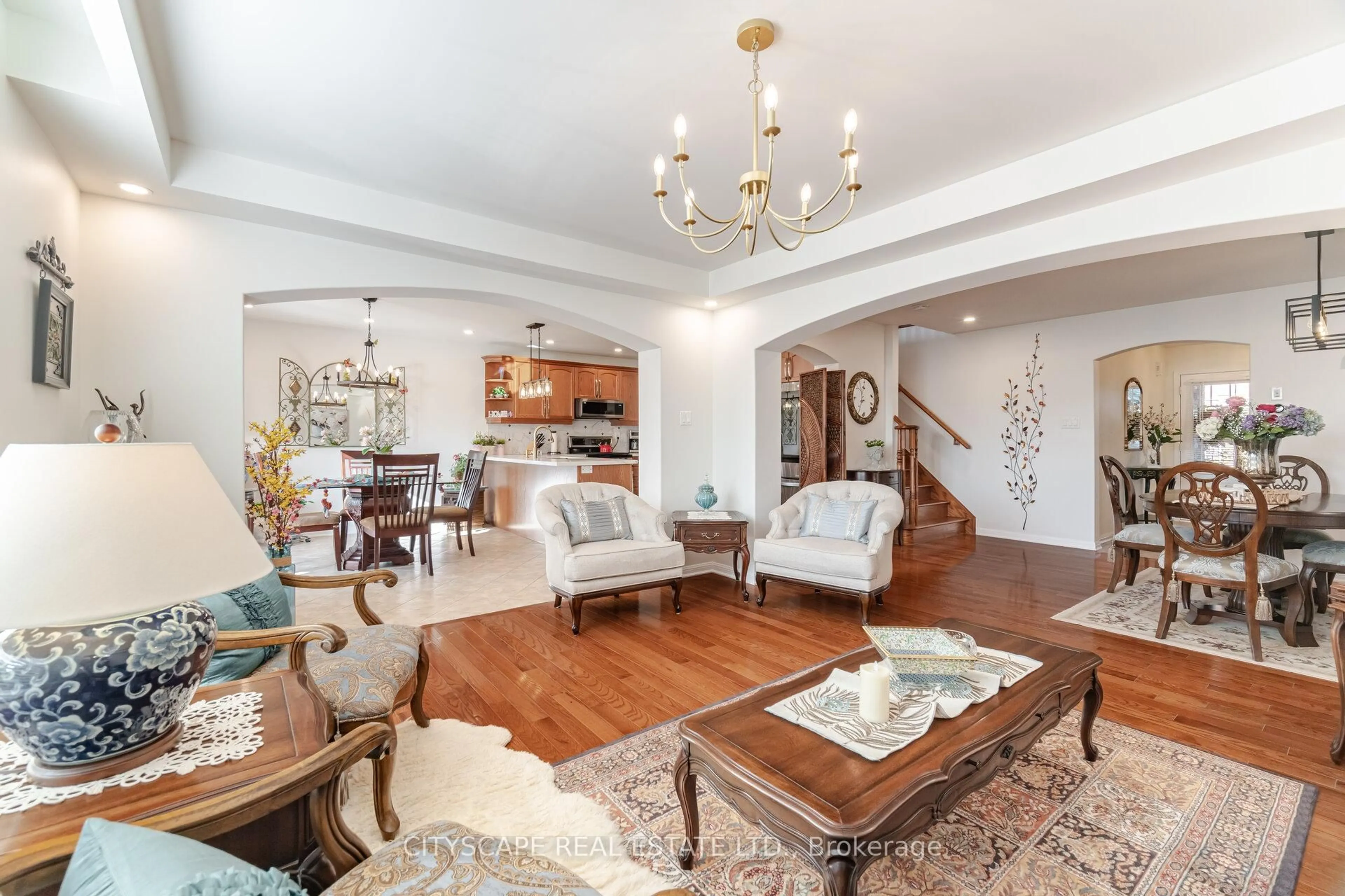 Living room with furniture, unknown for 657 Symons Cross, Milton Ontario L9T 7S2