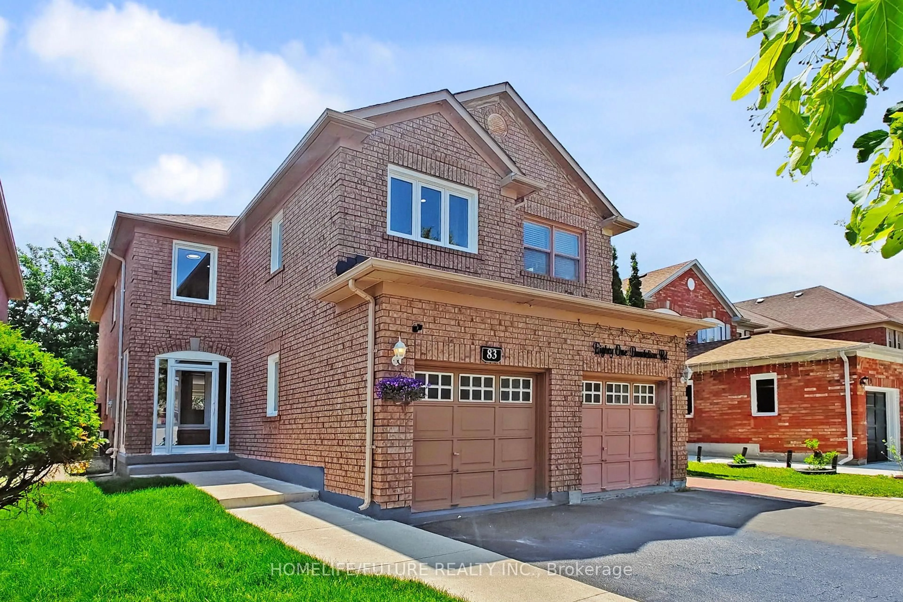 Home with brick exterior material, street for 83 Dandelion Rd, Brampton Ontario L6R 1Y3