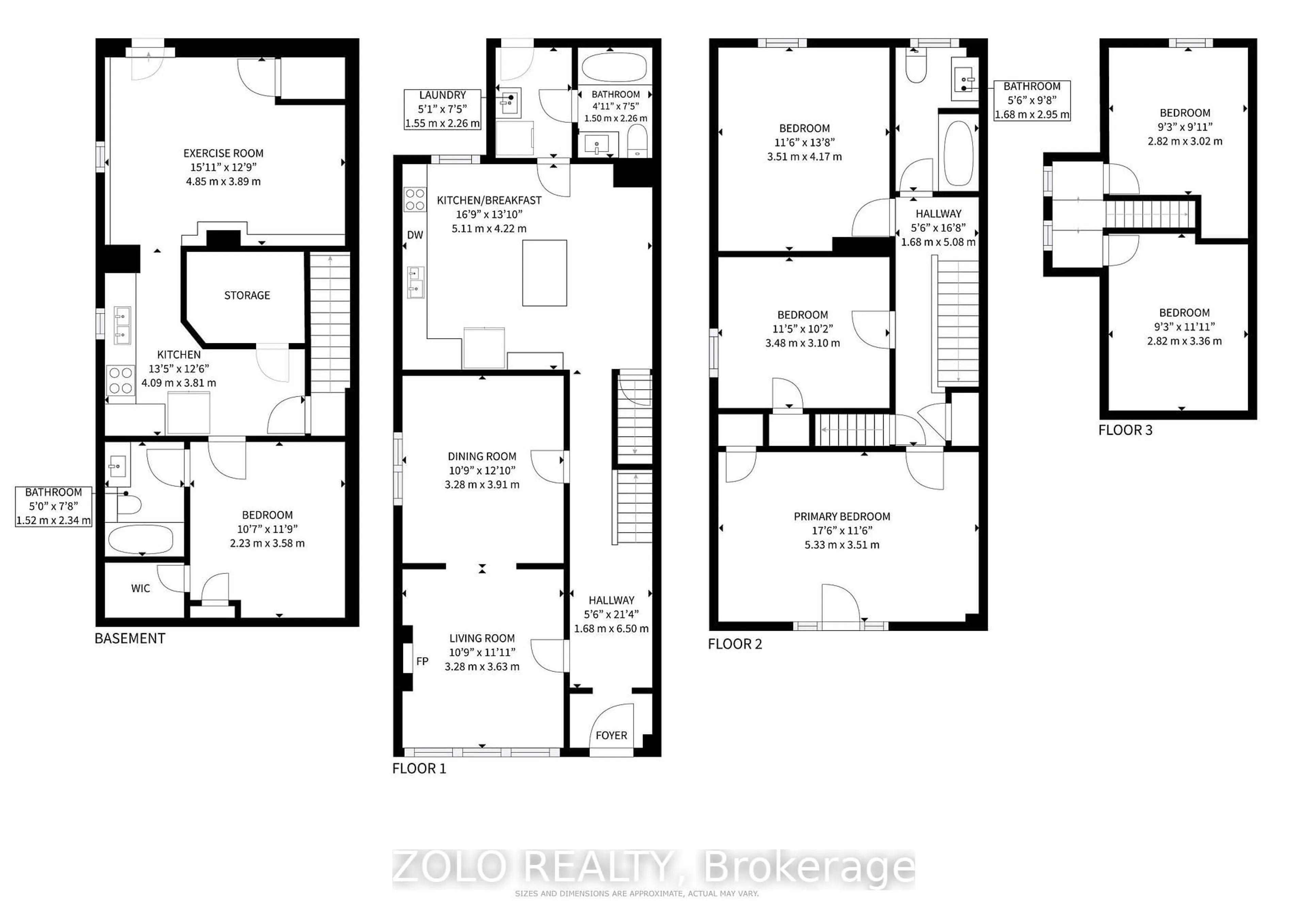 Floor plan for 1083 Dupont St, Toronto Ontario M6H 1Z9