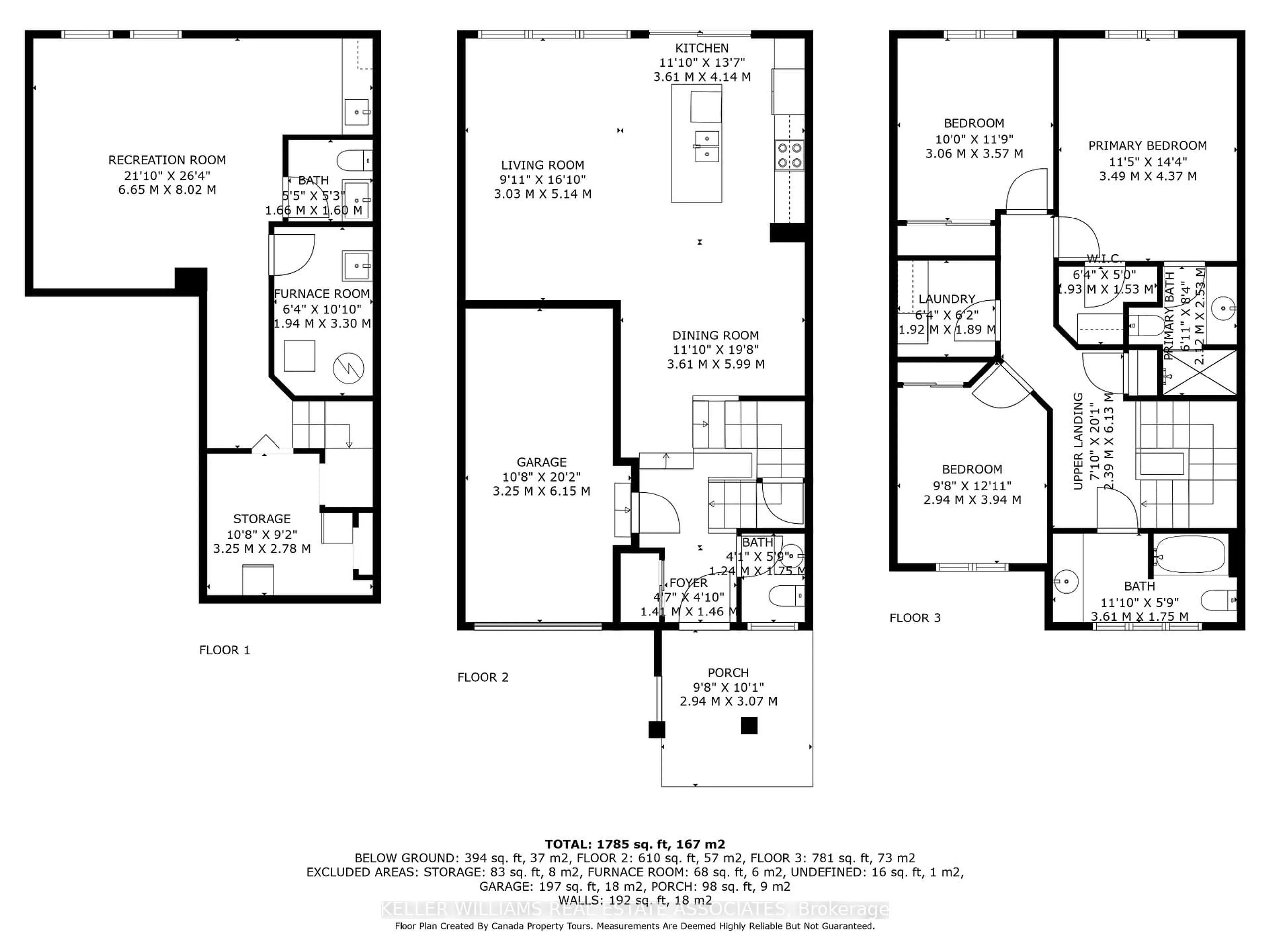 Floor plan for 44 Dredge Crt, Milton Ontario L9T 8T1