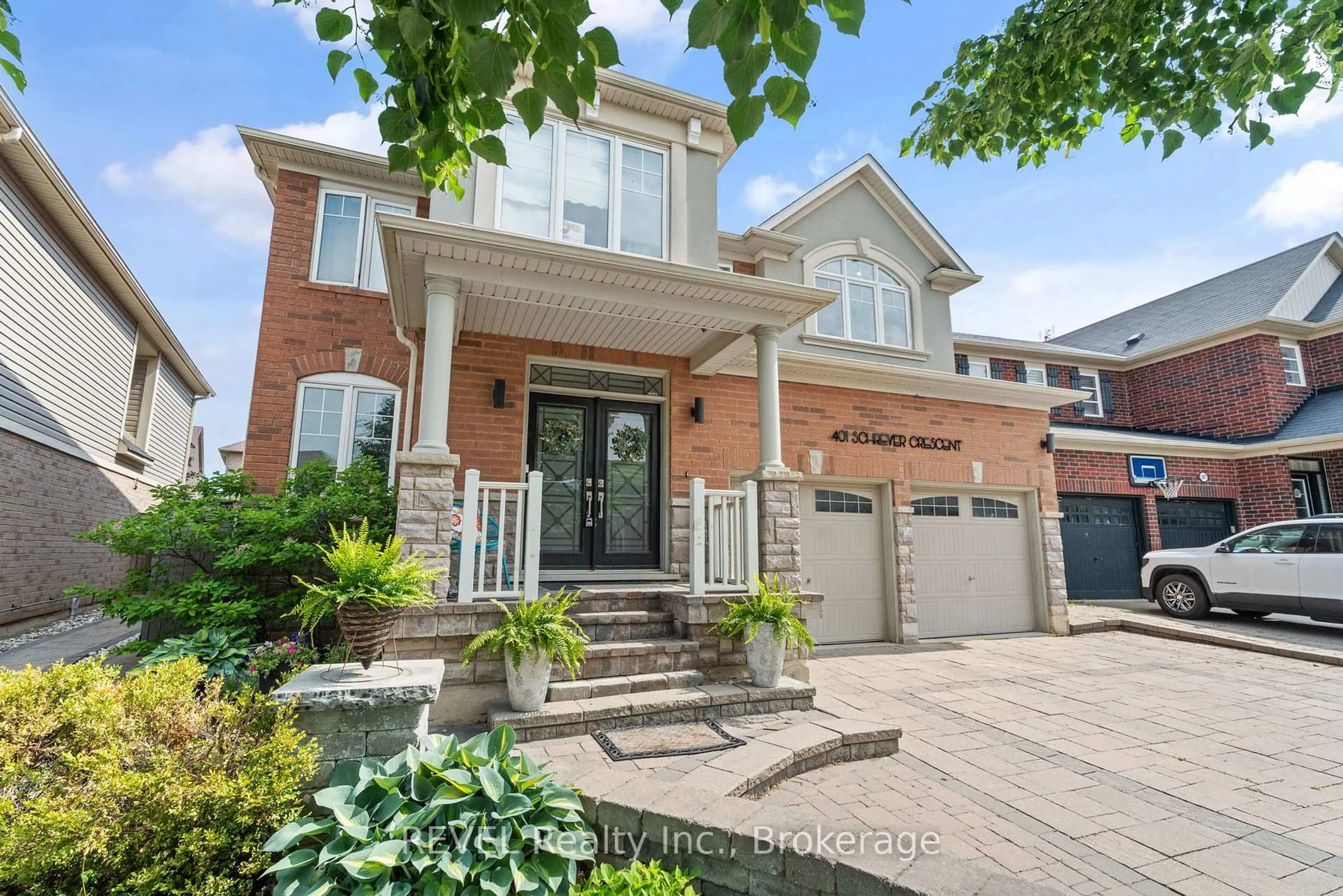 Home with brick exterior material, street for 401 Schreyer Cres, Milton Ontario L9T 7T2
