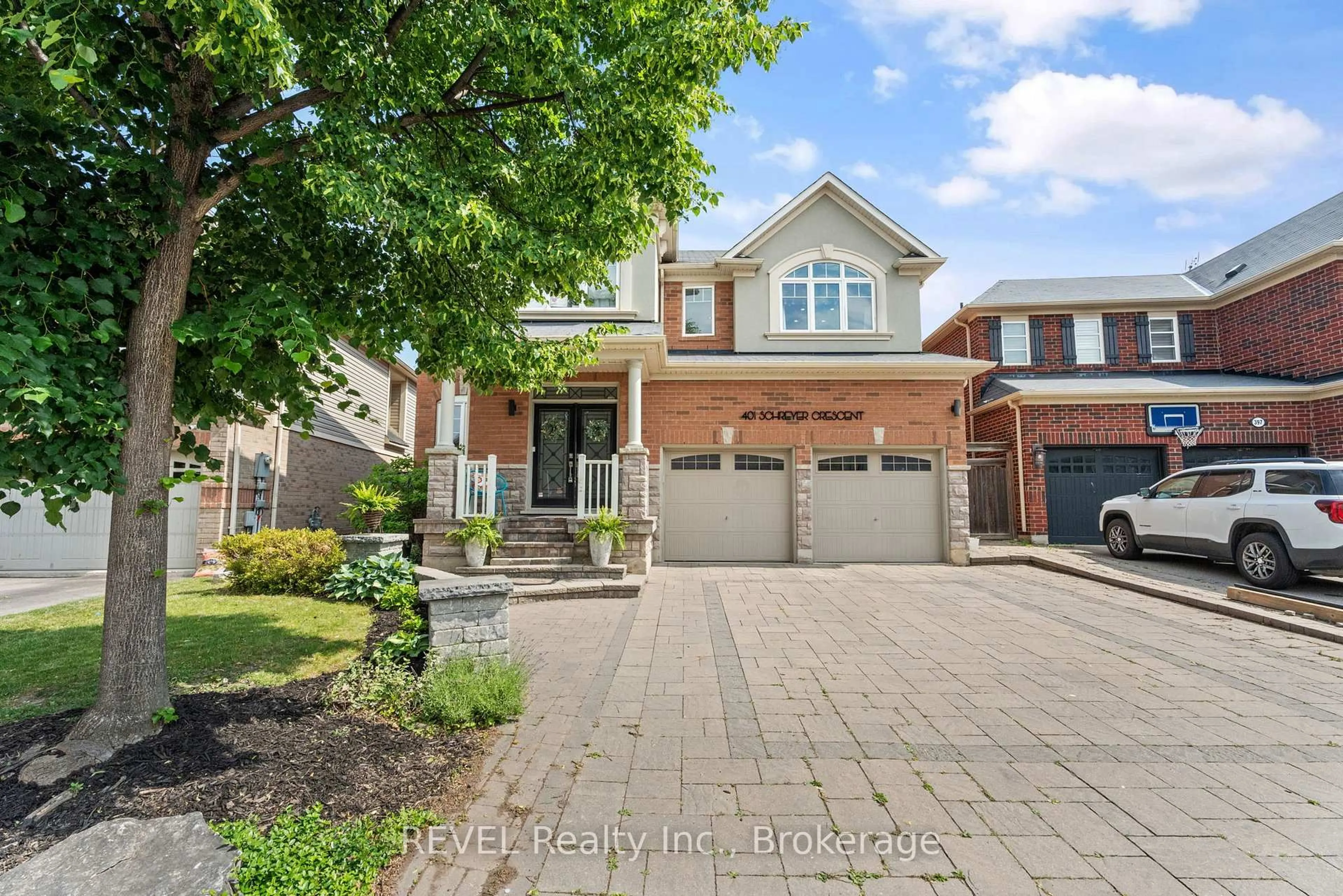 Home with brick exterior material, street for 401 Schreyer Cres, Milton Ontario L9T 7T2