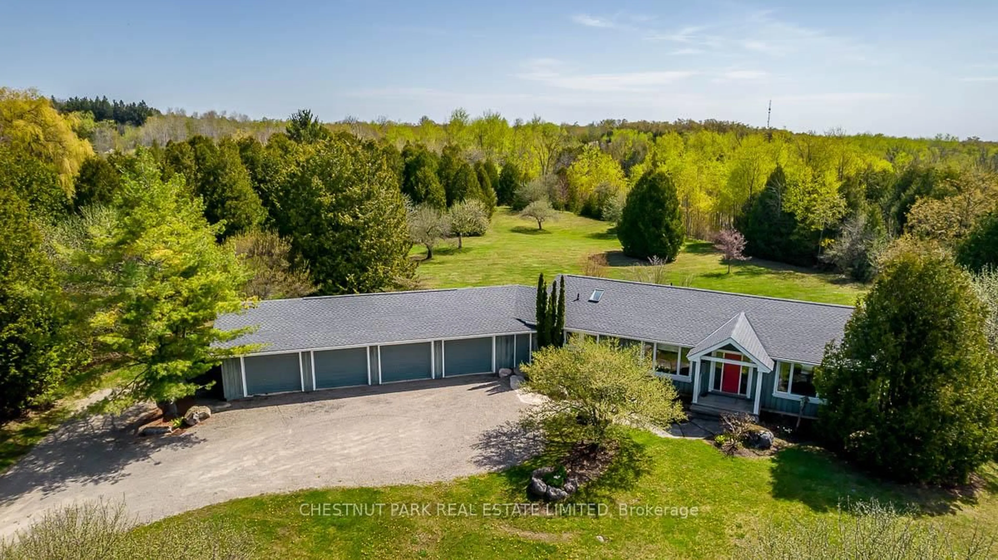 A pic from outside/outdoor area/front of a property/back of a property/a pic from drone, water/lake/river/ocean view for 16249 Shaws Creek Rd, Caledon Ontario L7C 1V9