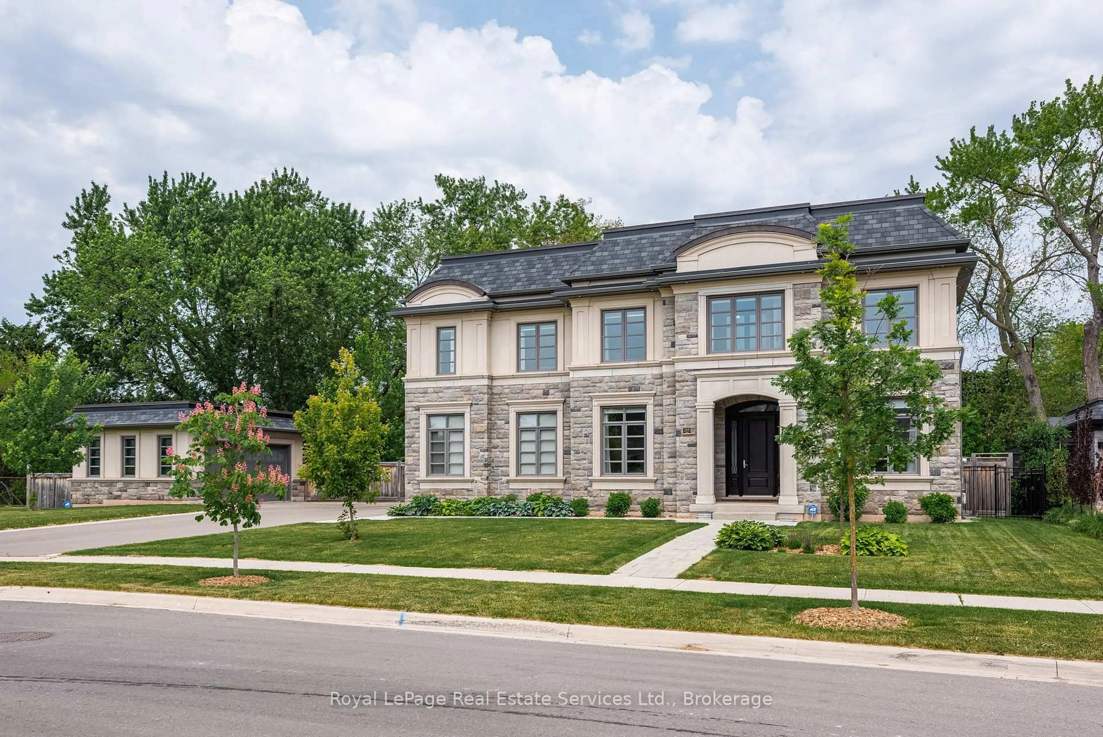 Home with brick exterior material, street for 215 Prince George Cres, Oakville Ontario L6L 0G5
