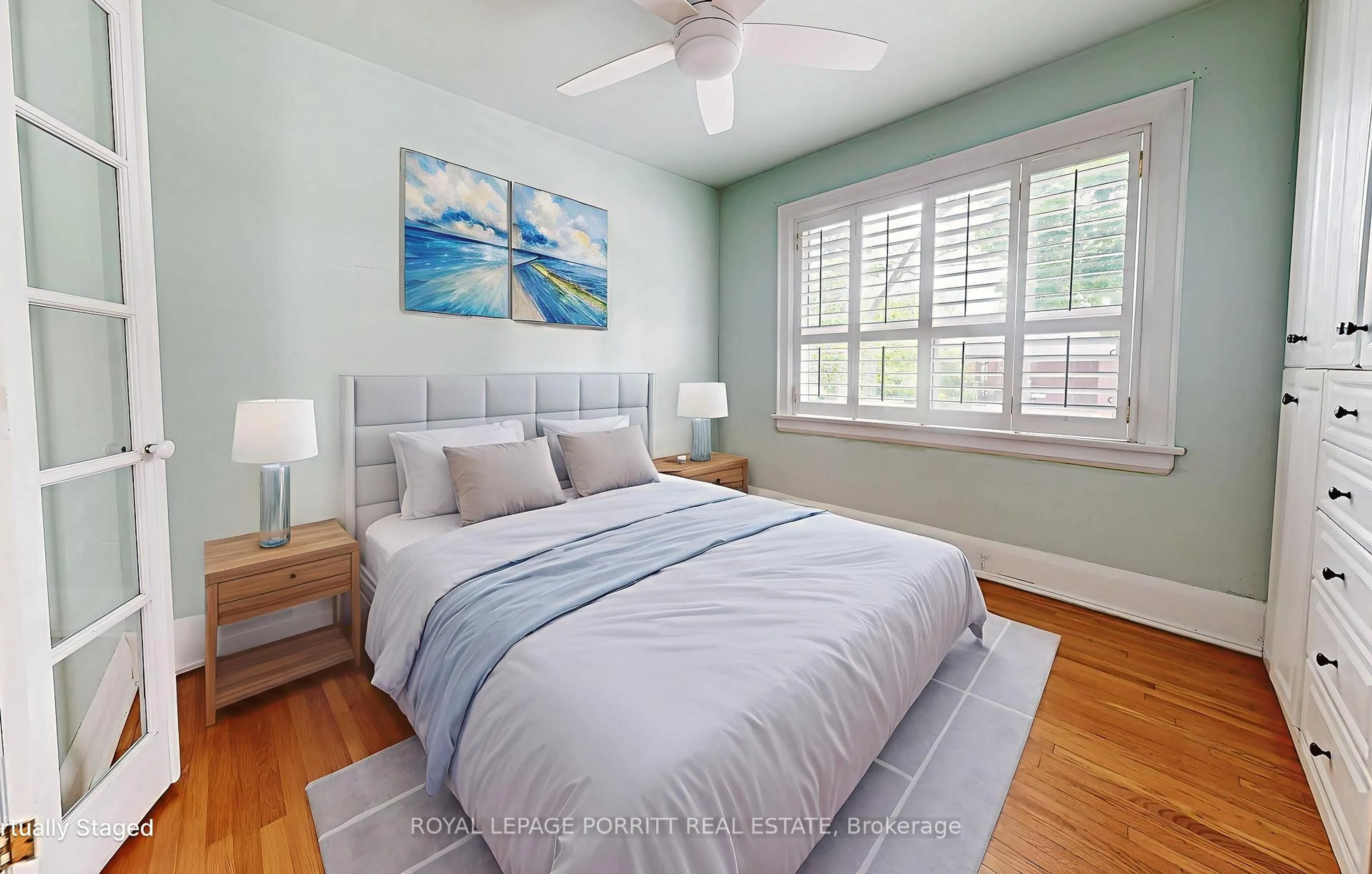 Bedroom with bed, unknown for 25 Ash Cres, Toronto Ontario M8W 1E4