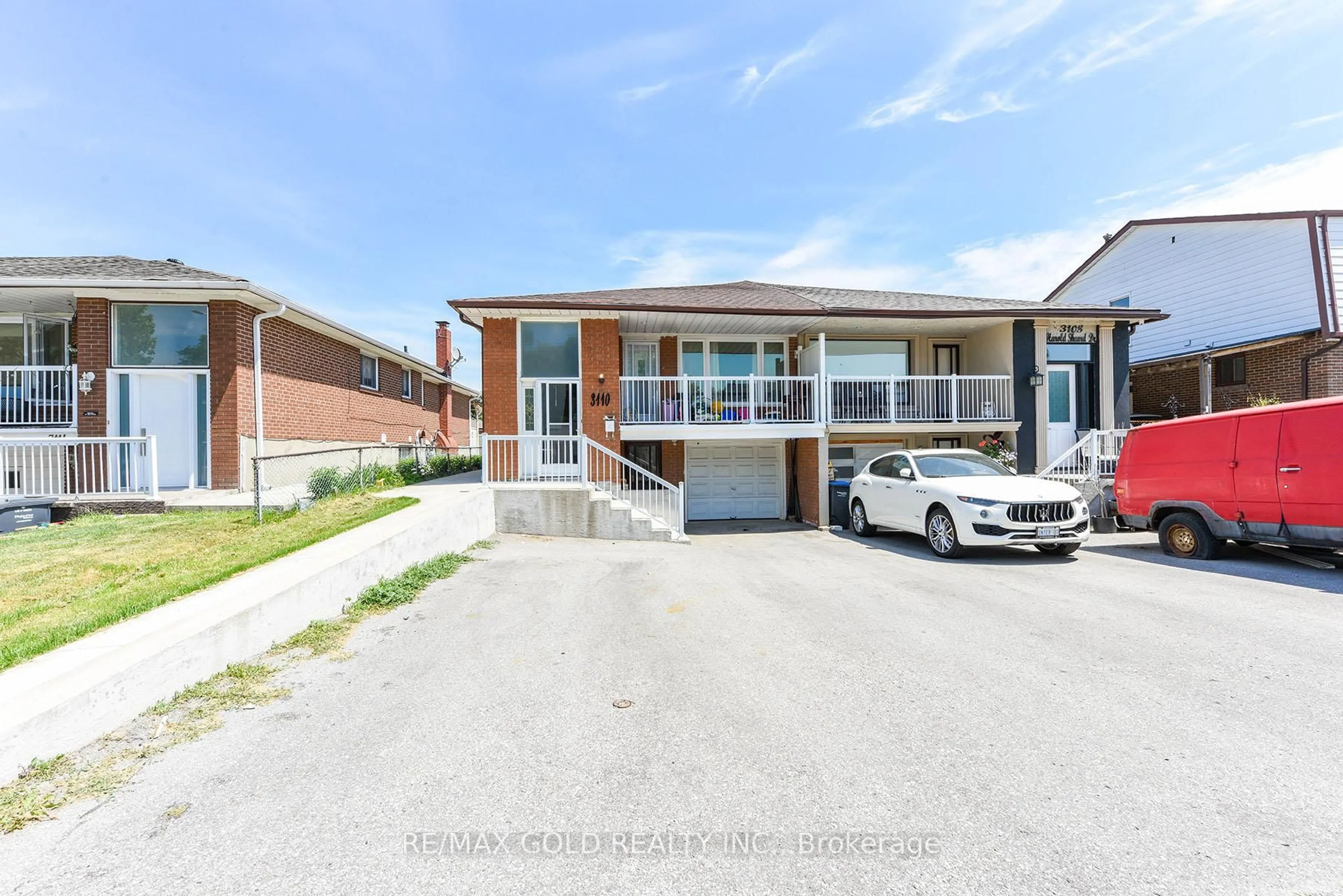 Home with brick exterior material, street for 3110 HAROLD SHEARD Dr, Mississauga Ontario L4T 1V5