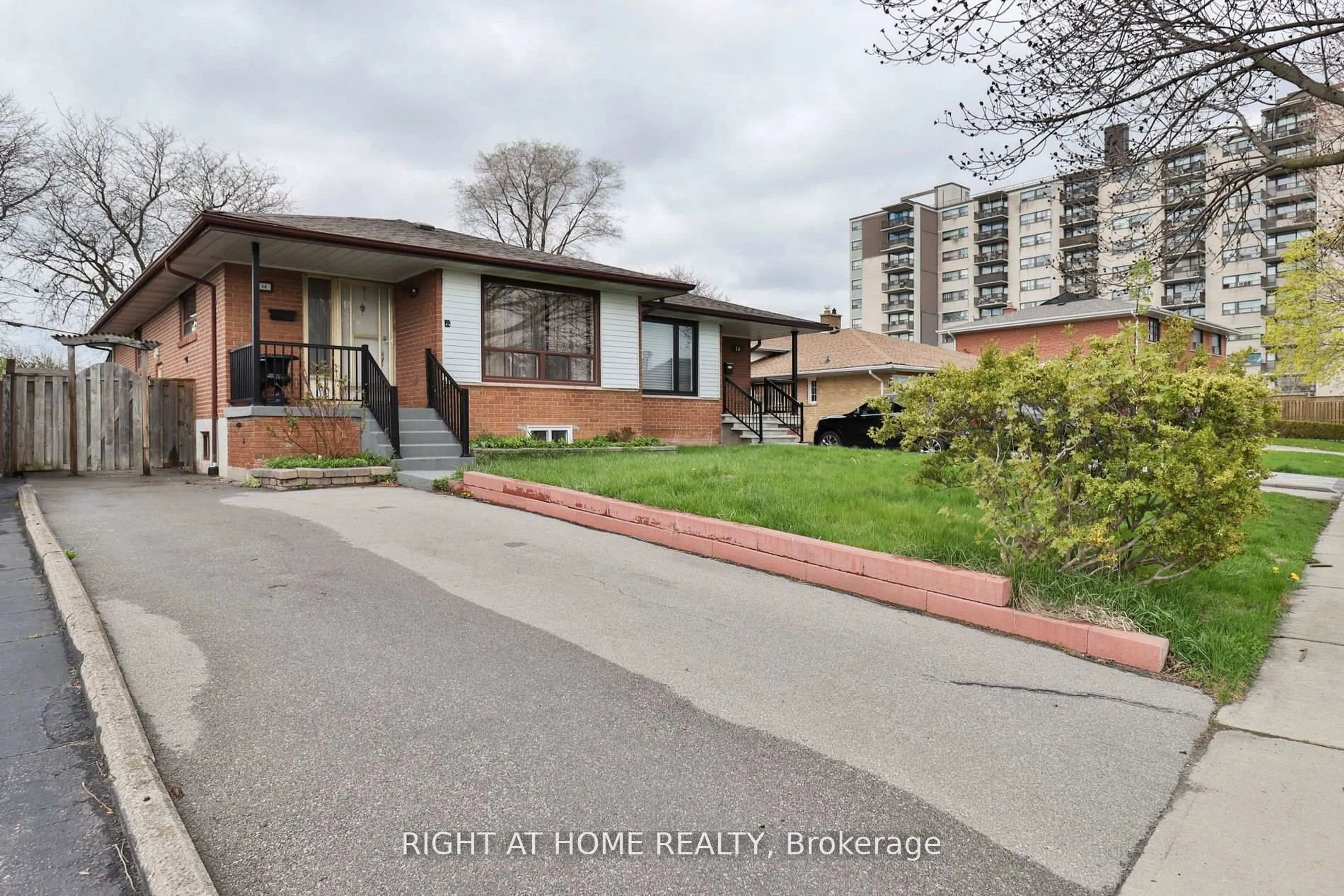 Home with brick exterior material, street for 14 Midden Cres, Toronto Ontario M9R 3L8