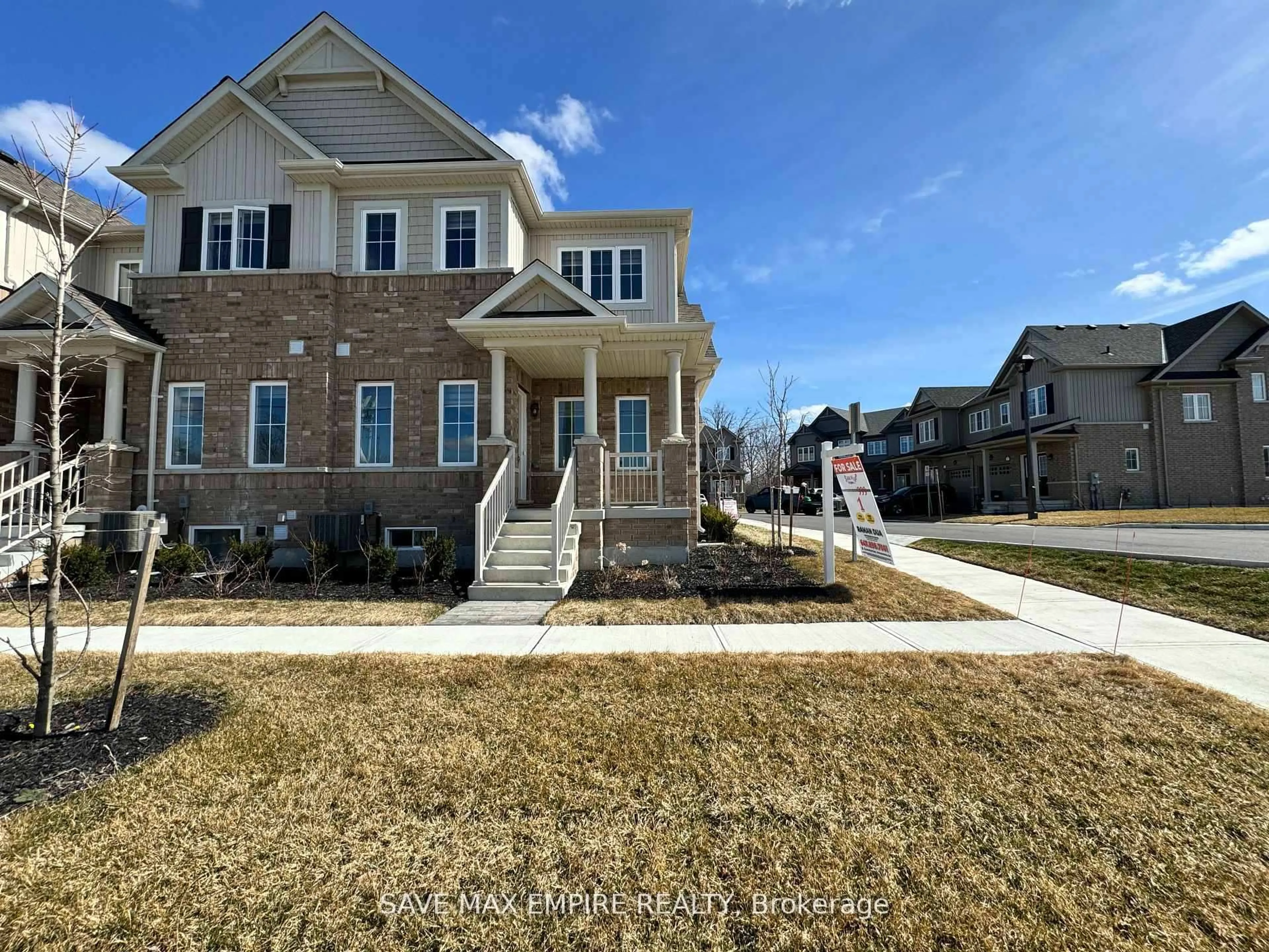 Home with brick exterior material, street for 1 Brixham Lane, Brampton Ontario L7A 5K2
