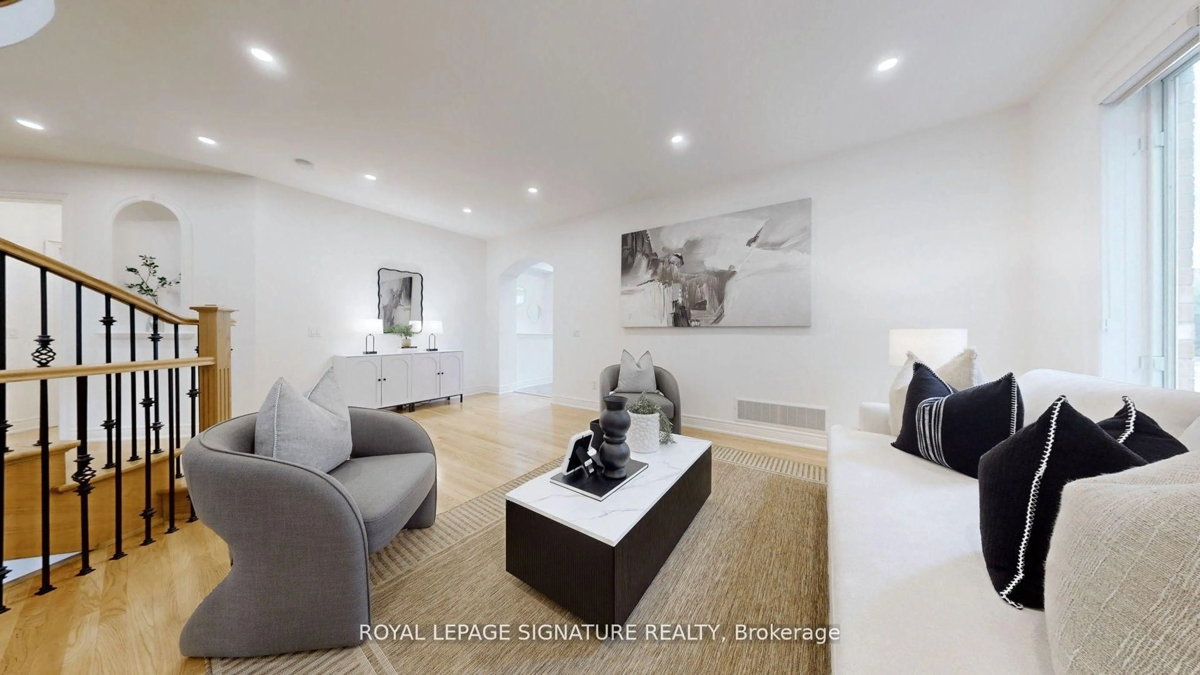 Living room with furniture, unknown for 2238 Lyndhurst Dr, Oakville Ontario L6H 7V4