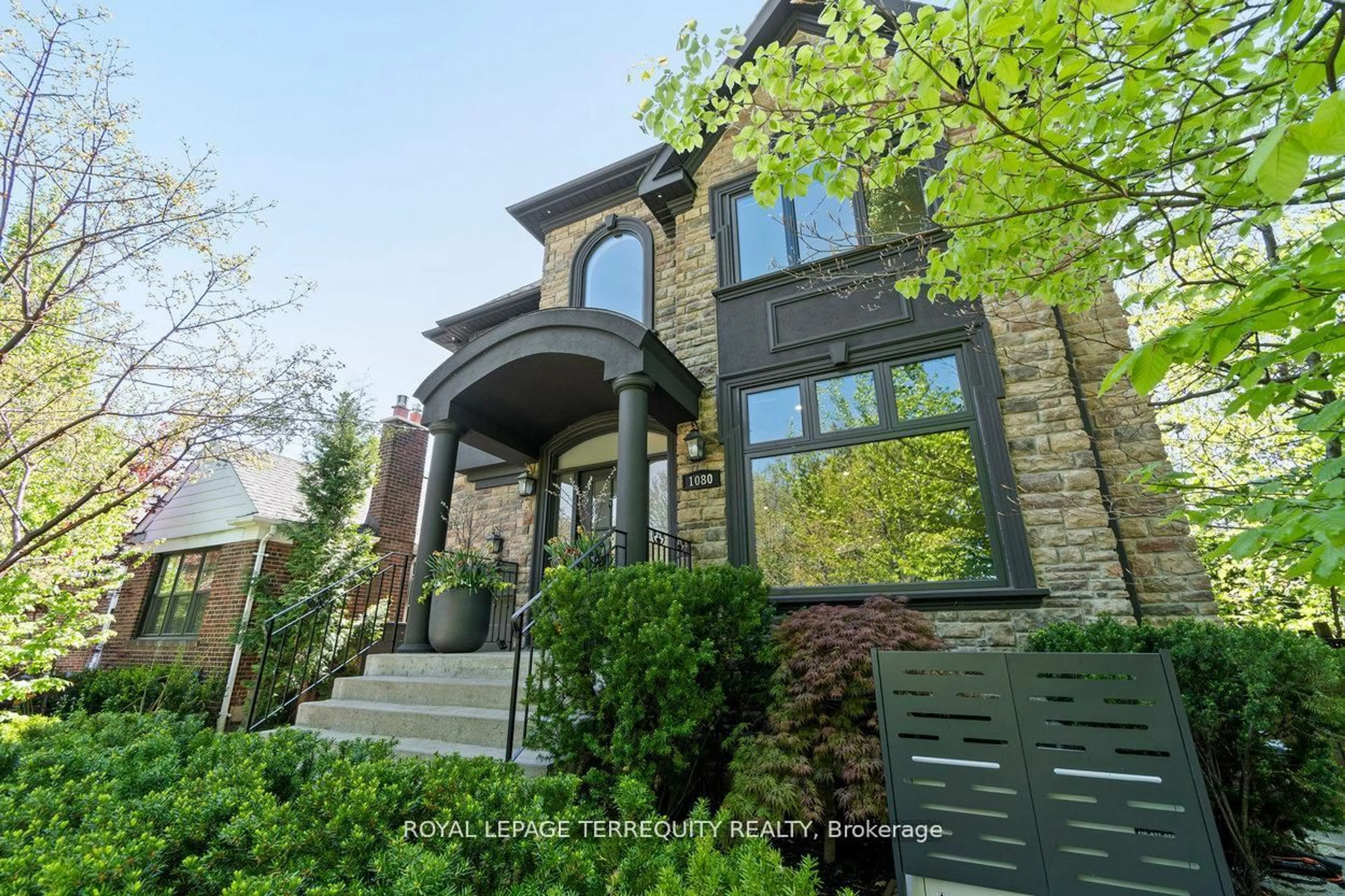 Home with brick exterior material, street for 1080 Royal York Rd, Toronto Ontario M8X 2G7