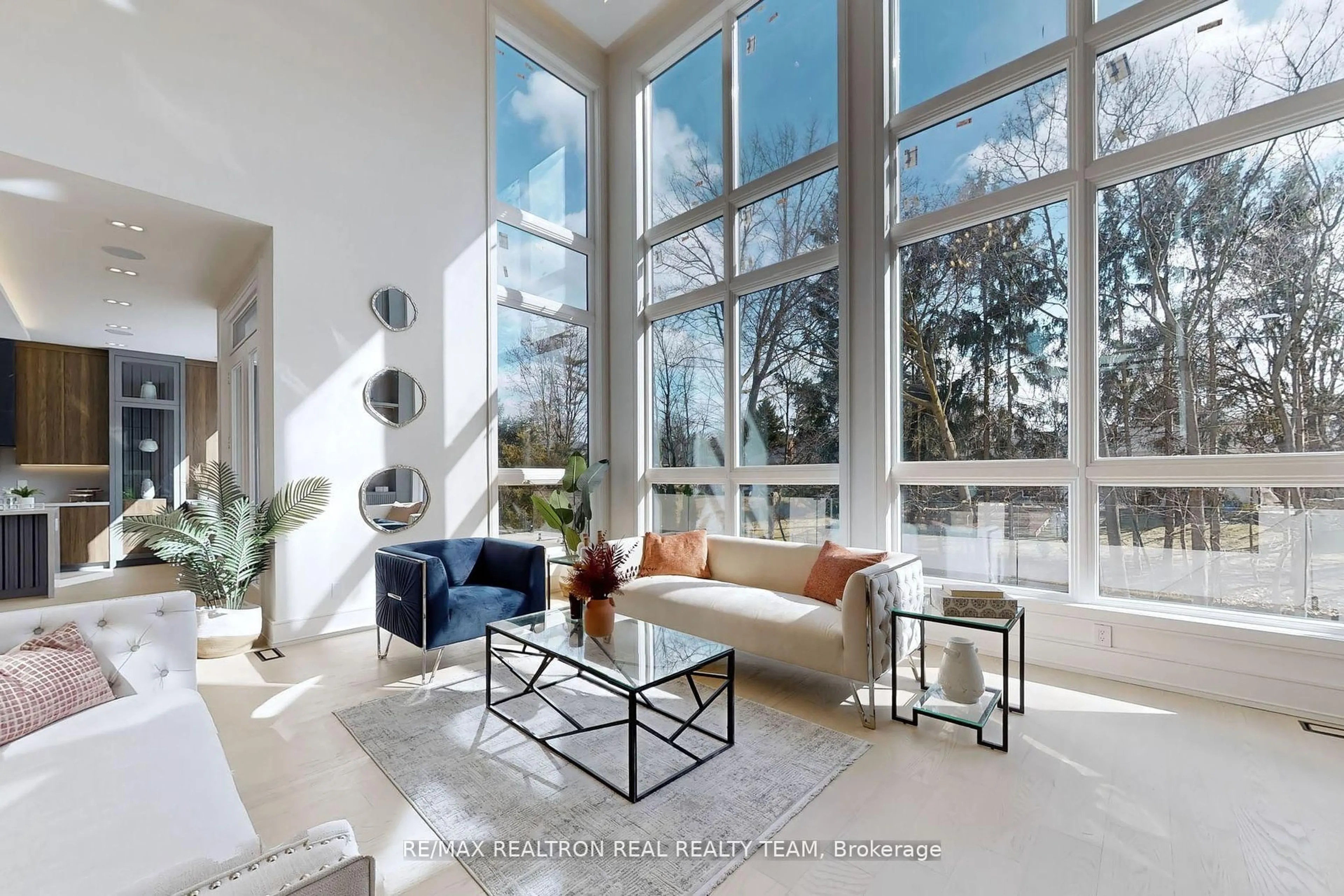 Living room with furniture, ceramic/tile floor for 1362 Sedgewick Cres, Oakville Ontario L6L 1X8