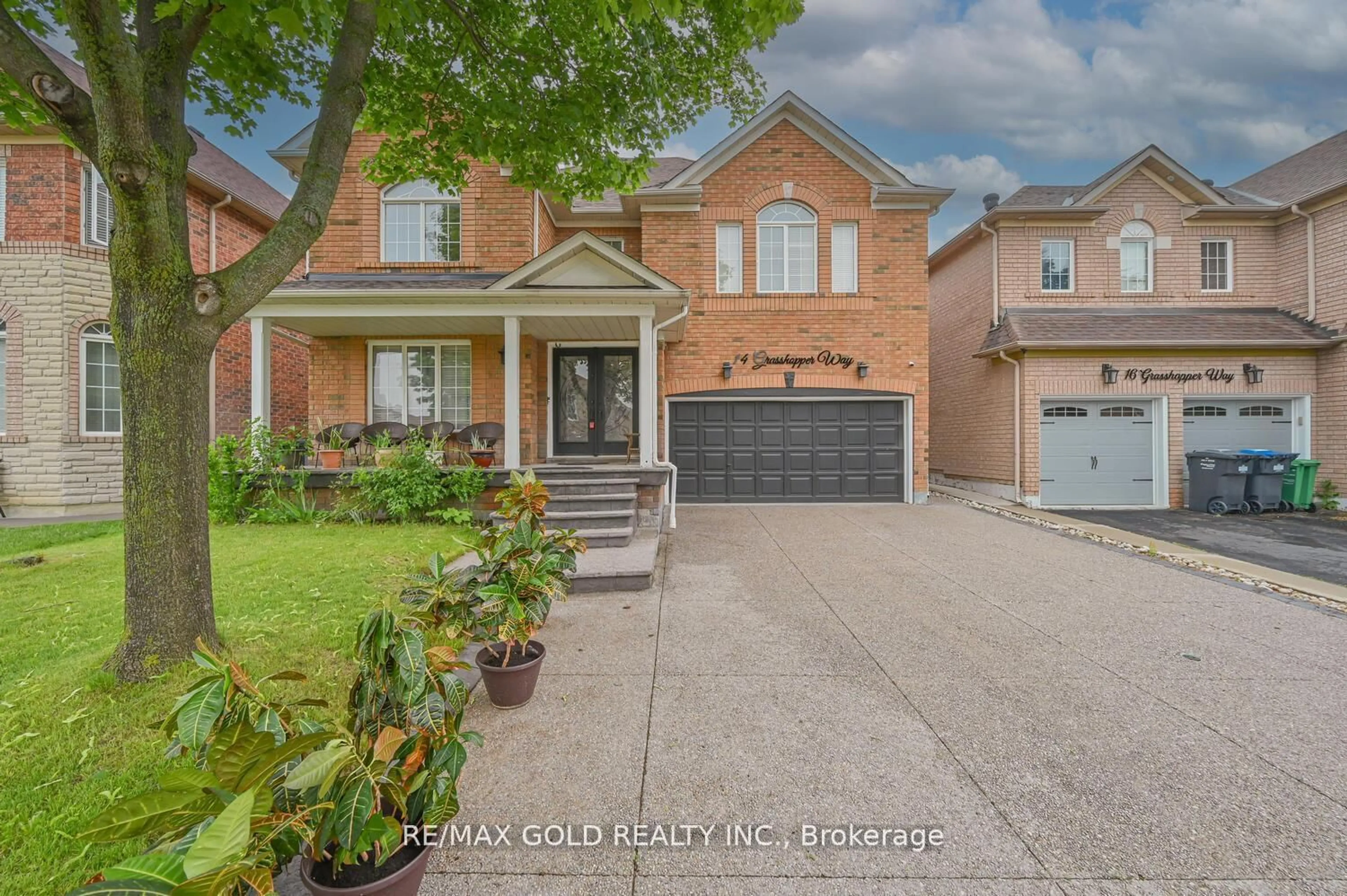 Home with brick exterior material, street for 14 Grasshopper Way, Brampton Ontario L6R 2J6