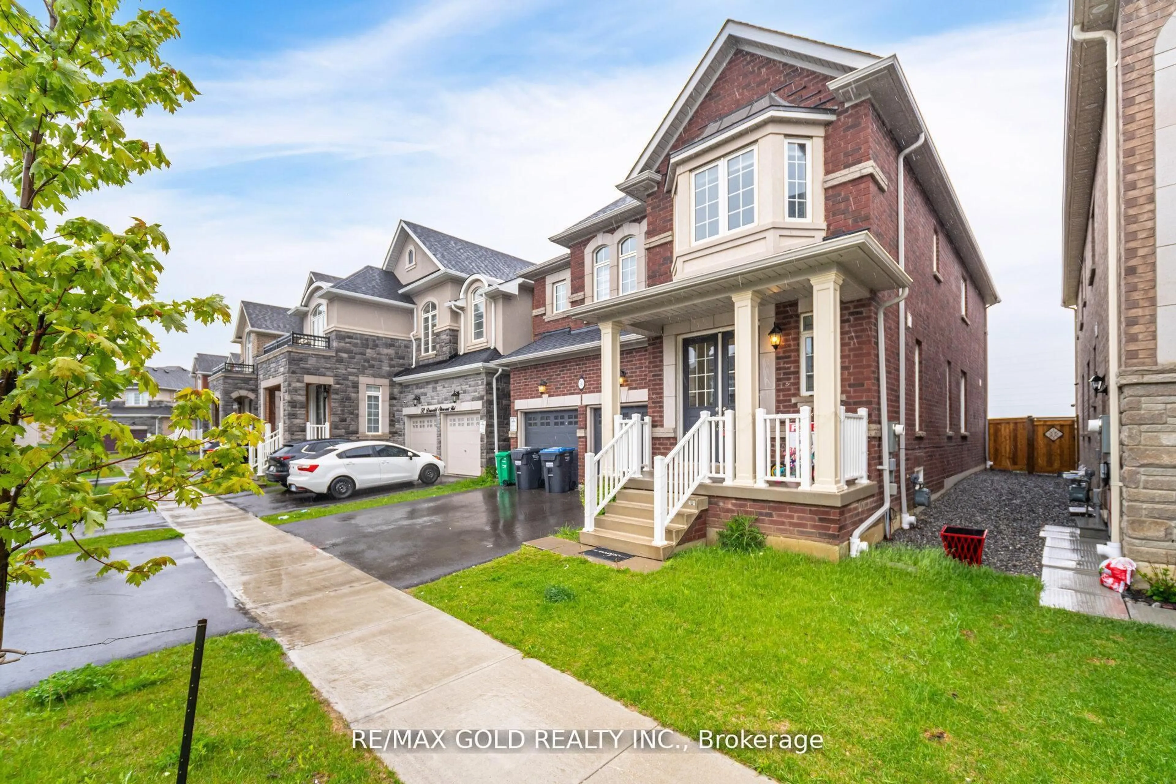 Home with brick exterior material, street for 50 Donald Stewart Rd, Brampton Ontario L7A 5J1