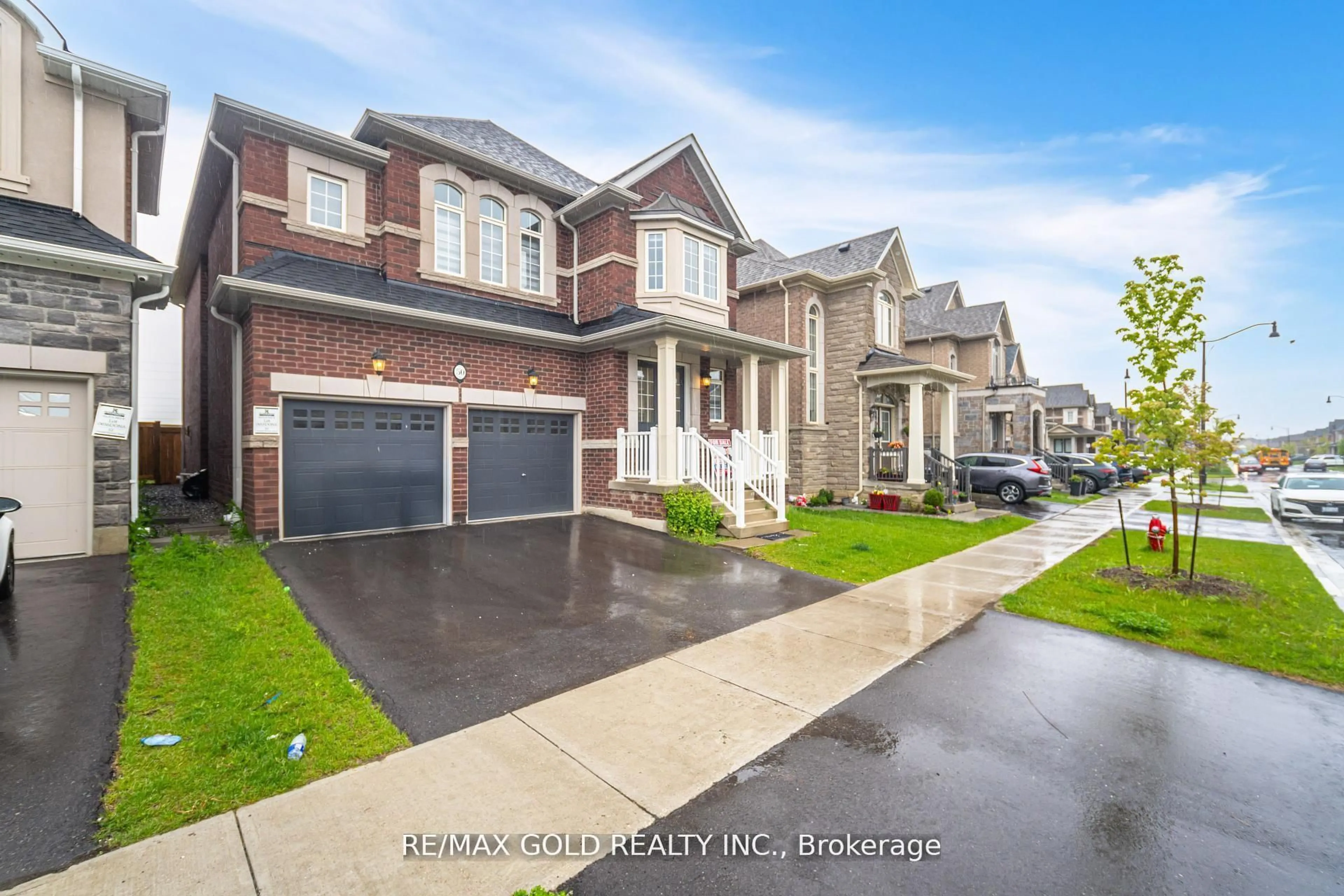Home with brick exterior material, street for 50 Donald Stewart Rd, Brampton Ontario L7A 5J1