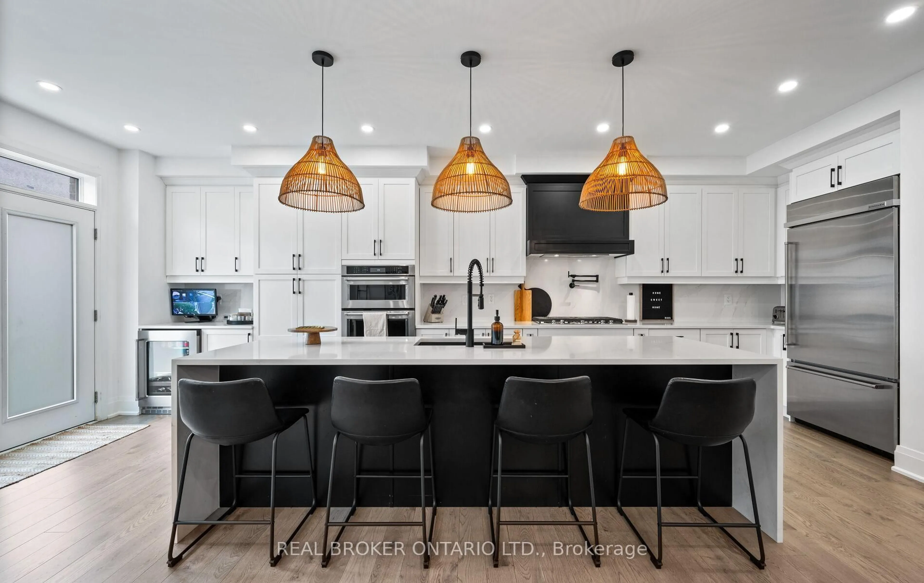 Contemporary kitchen, ceramic/tile floor for 547 Veterans Dr, Brampton Ontario L7A 5A6