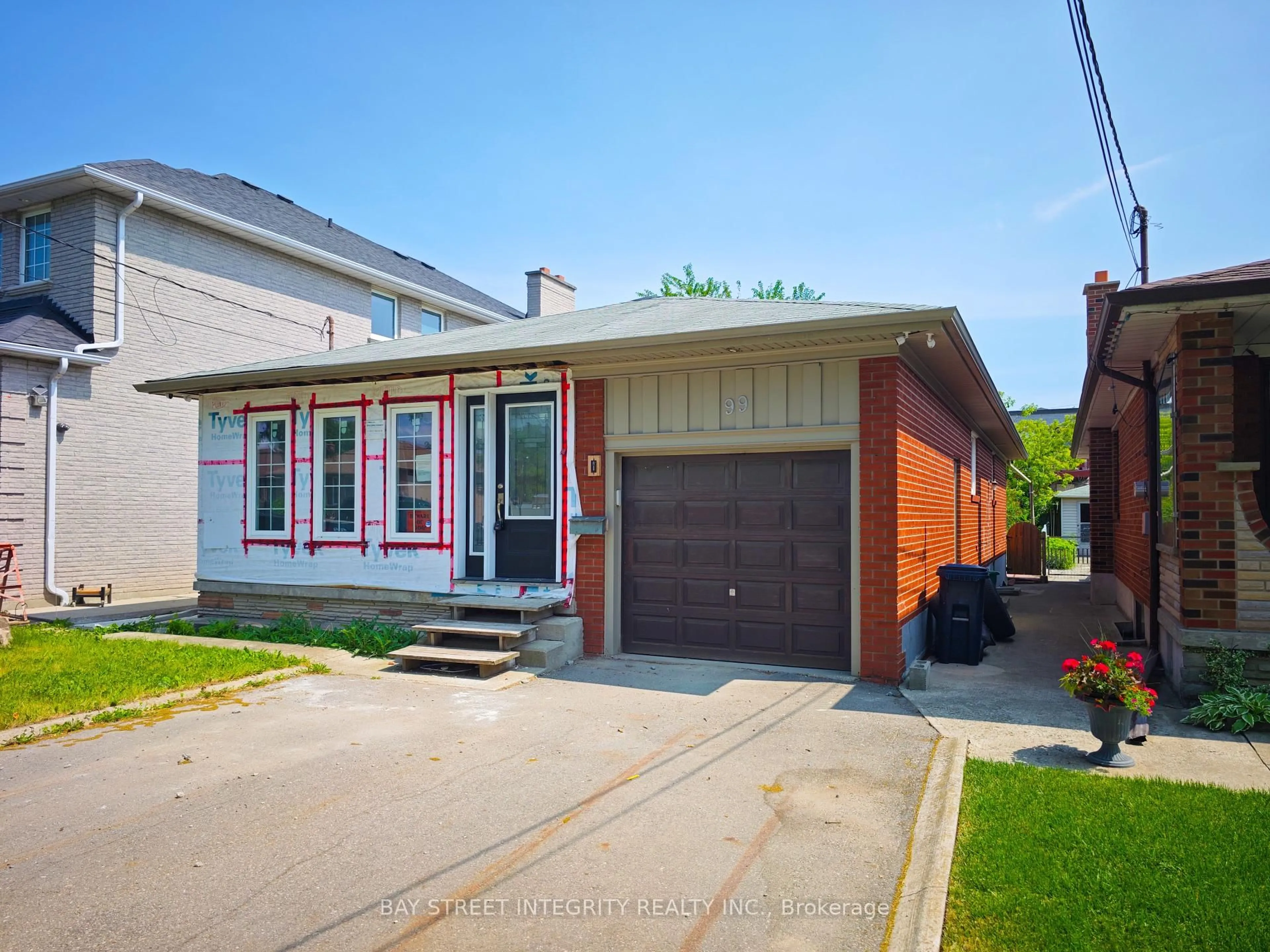 Home with brick exterior material, street for 99 Regent Rd, Toronto Ontario M3K 1H2