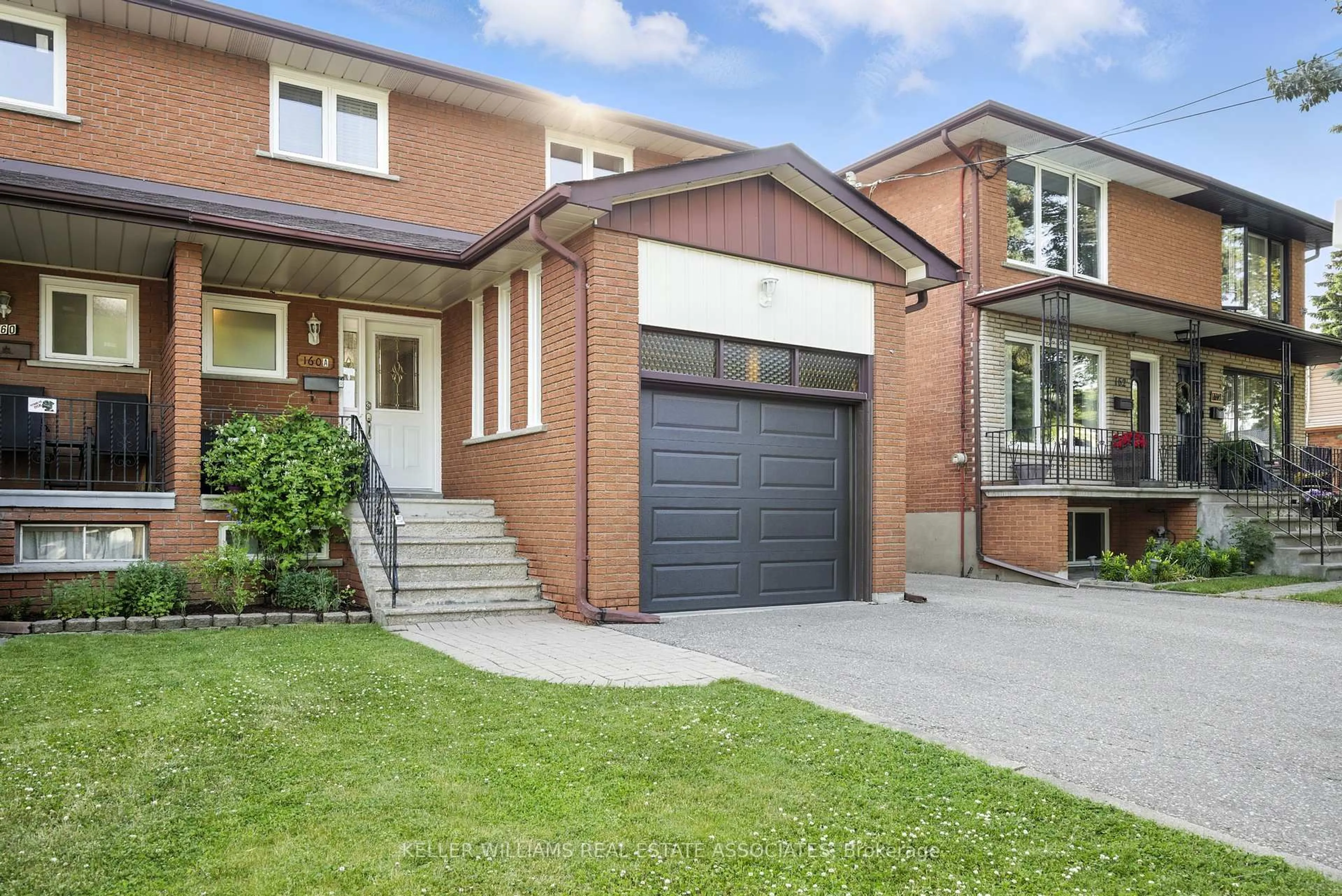 Home with brick exterior material, street for 160 Sheldon Ave #A, Toronto Ontario M8W 4L6