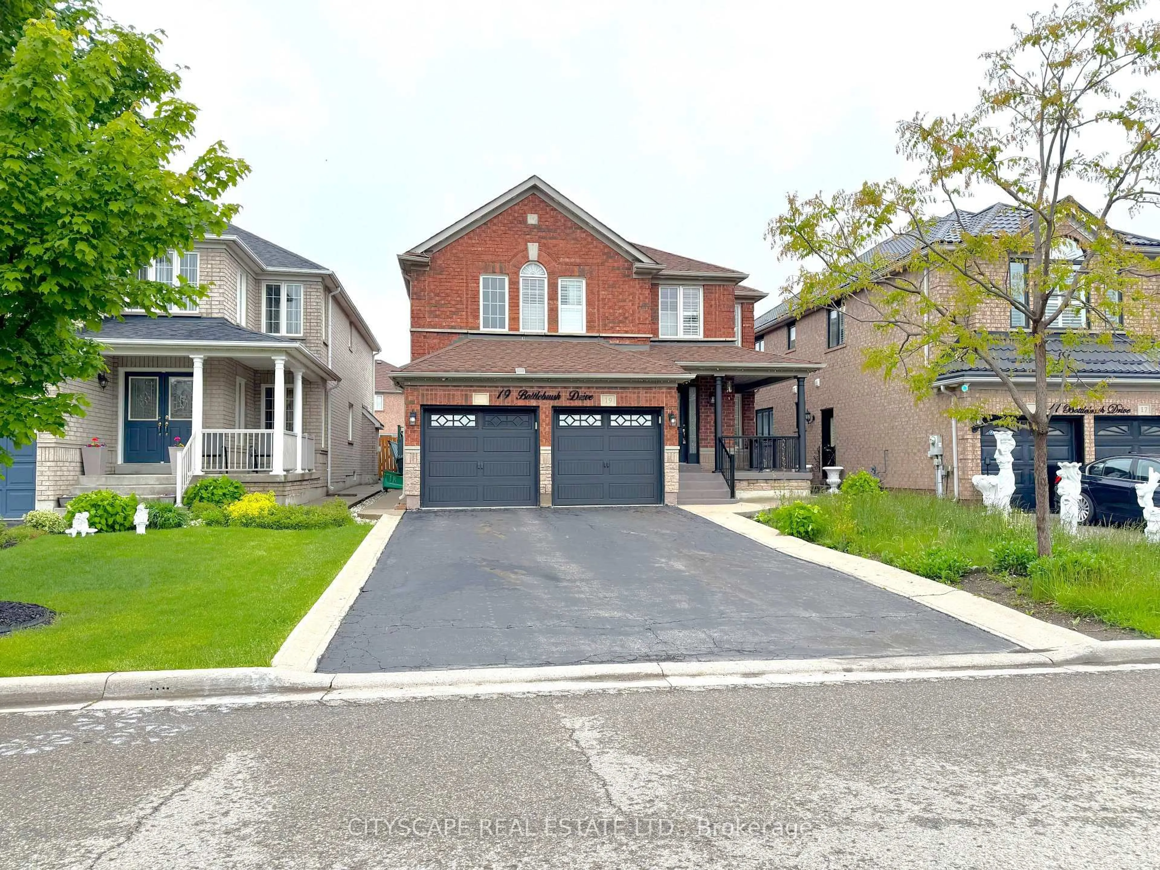 Home with brick exterior material, street for 19 Bottlebrush Dr, Brampton Ontario L6R 2Z5