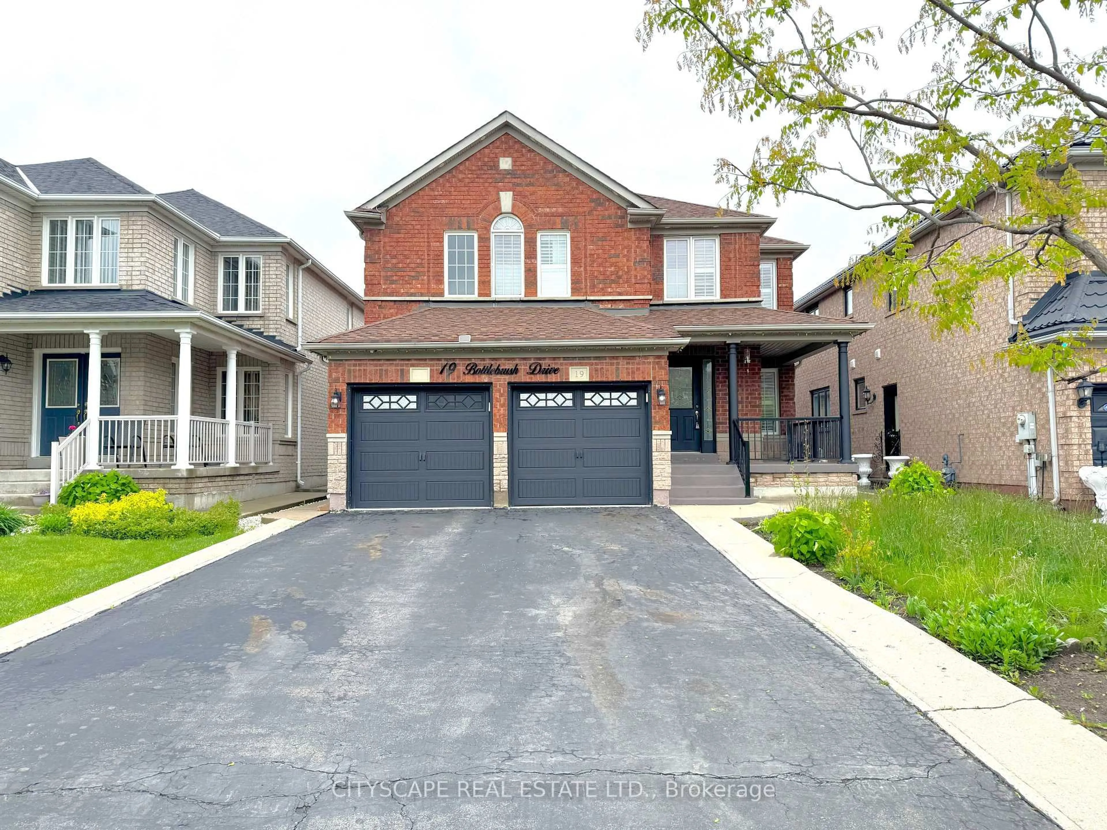 Home with brick exterior material, street for 19 Bottlebrush Dr, Brampton Ontario L6R 2Z5