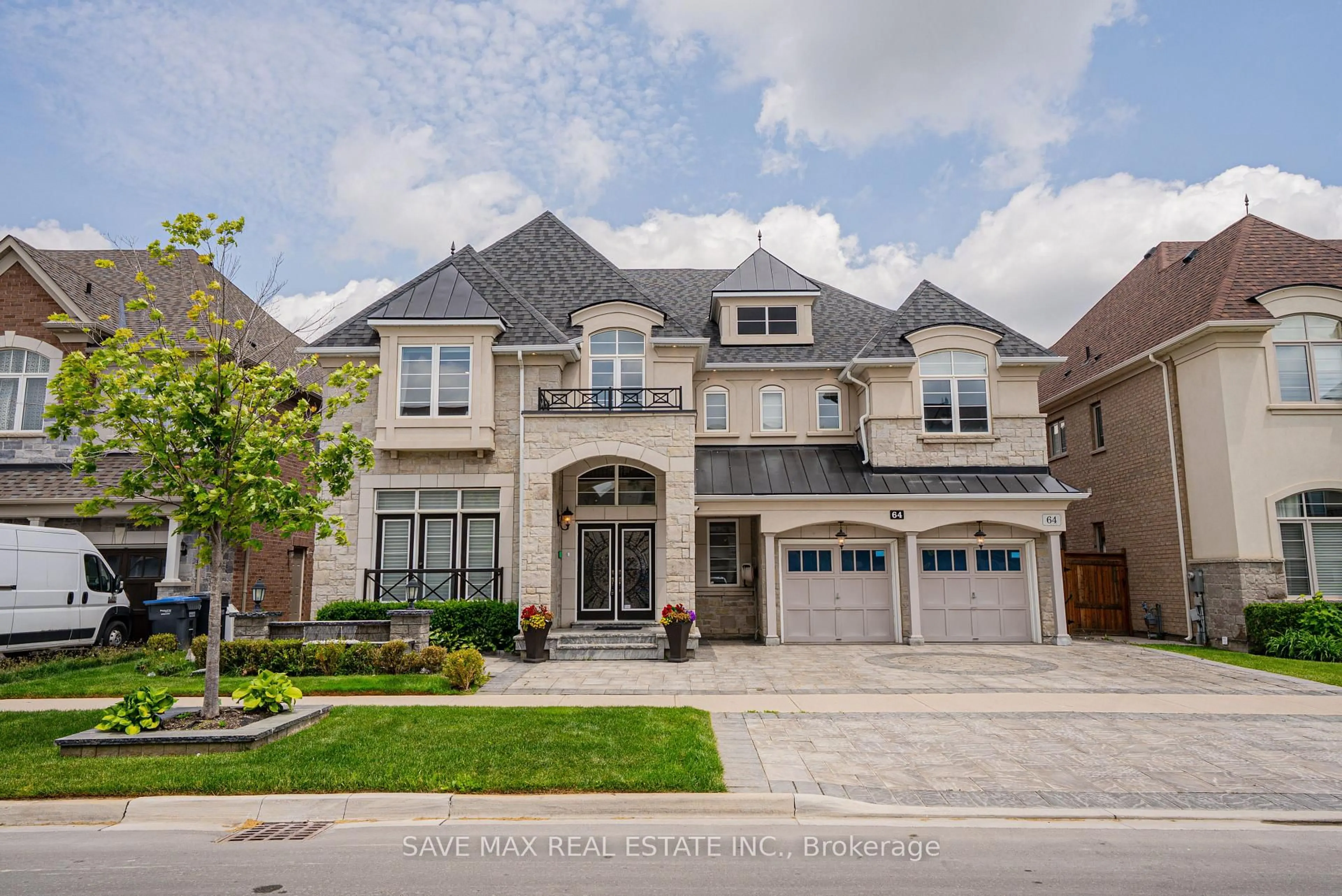 Home with brick exterior material, street for 64 Burlwood Rd, Brampton Ontario L6P 4E7