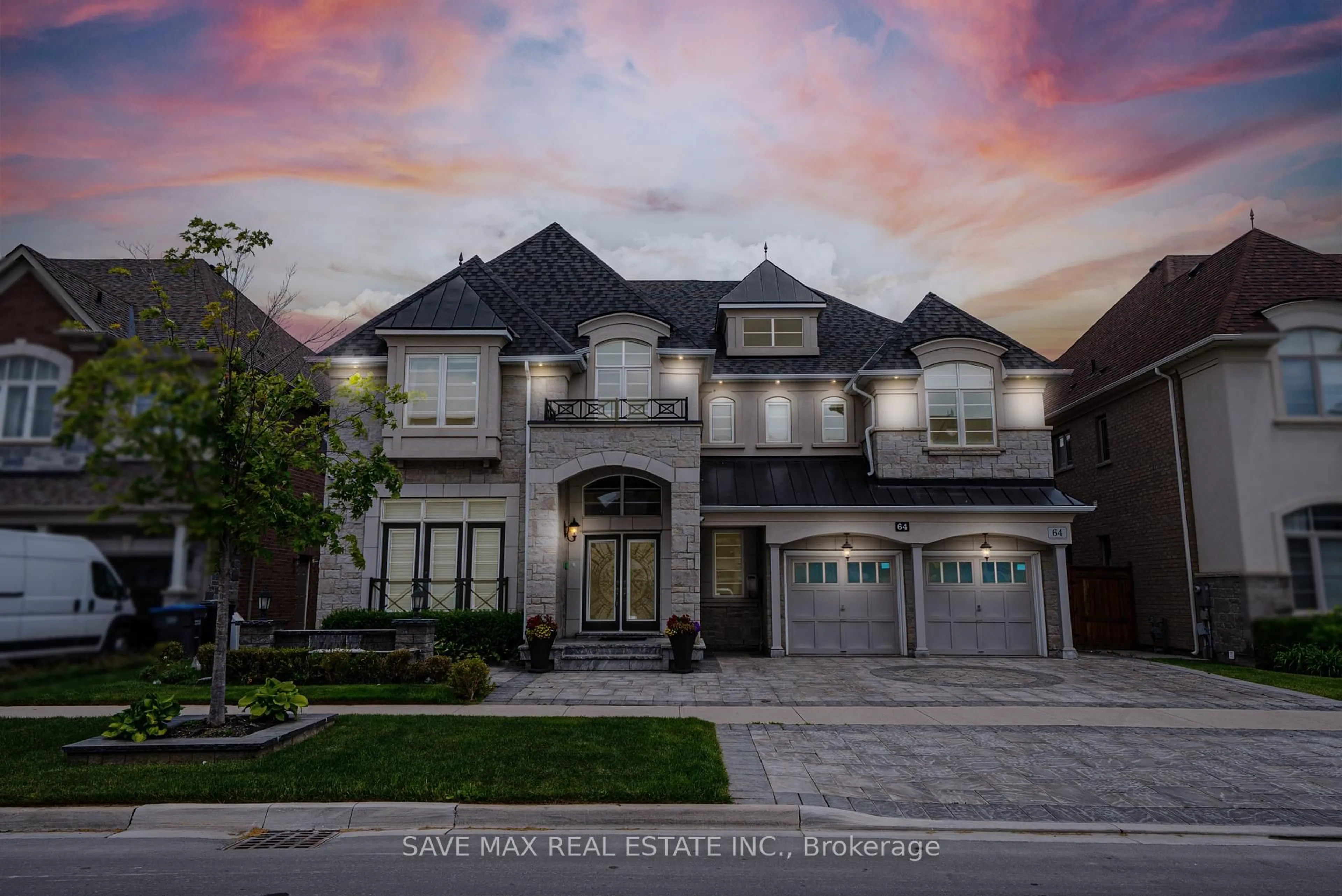 Home with brick exterior material, street for 64 Burlwood Rd, Brampton Ontario L6P 4E7