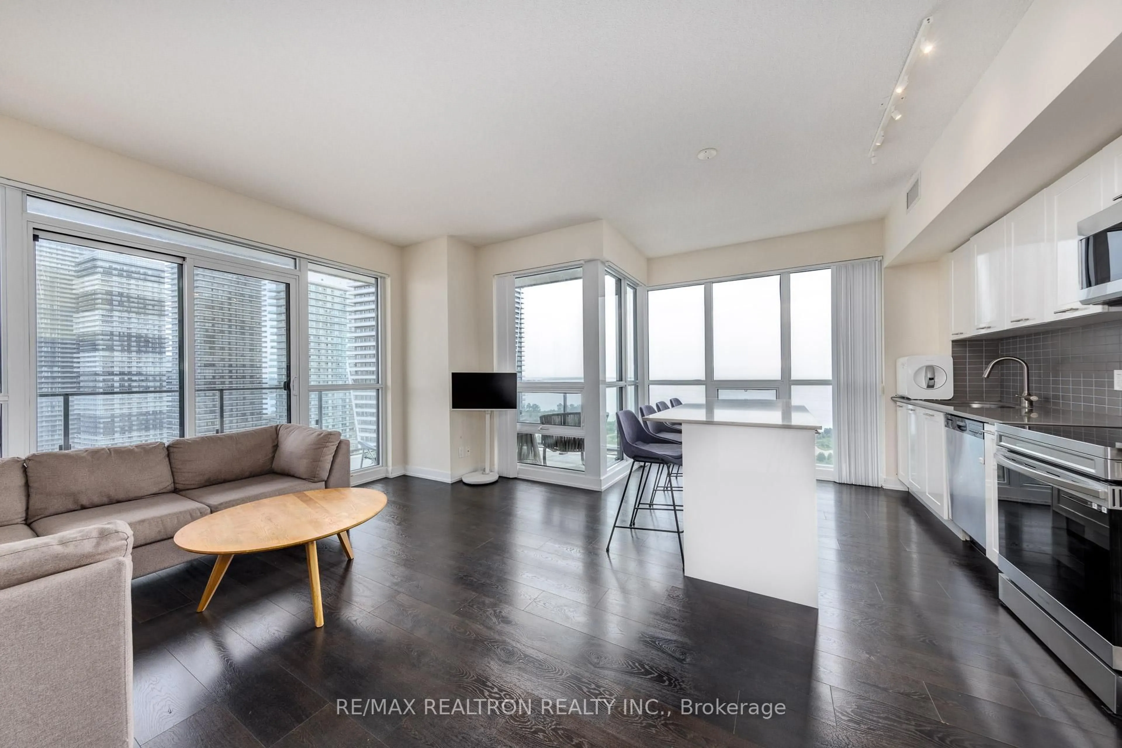 Living room with furniture, unknown for 2200 Lake Shore Blvd #3509, Toronto Ontario M8V 1A4