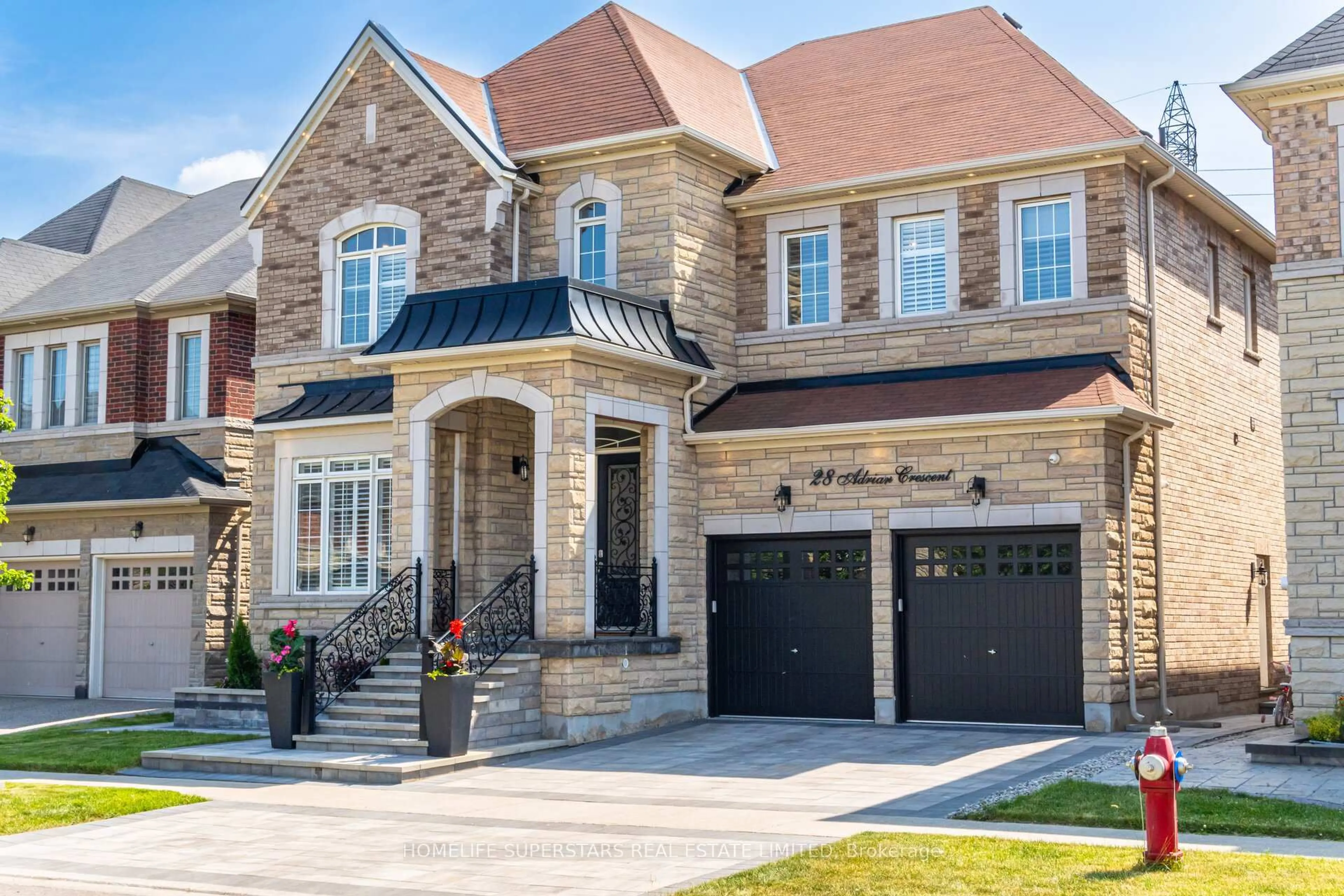 Home with brick exterior material, street for 28 Adrian Cres, Brampton Ontario L6X 5M6