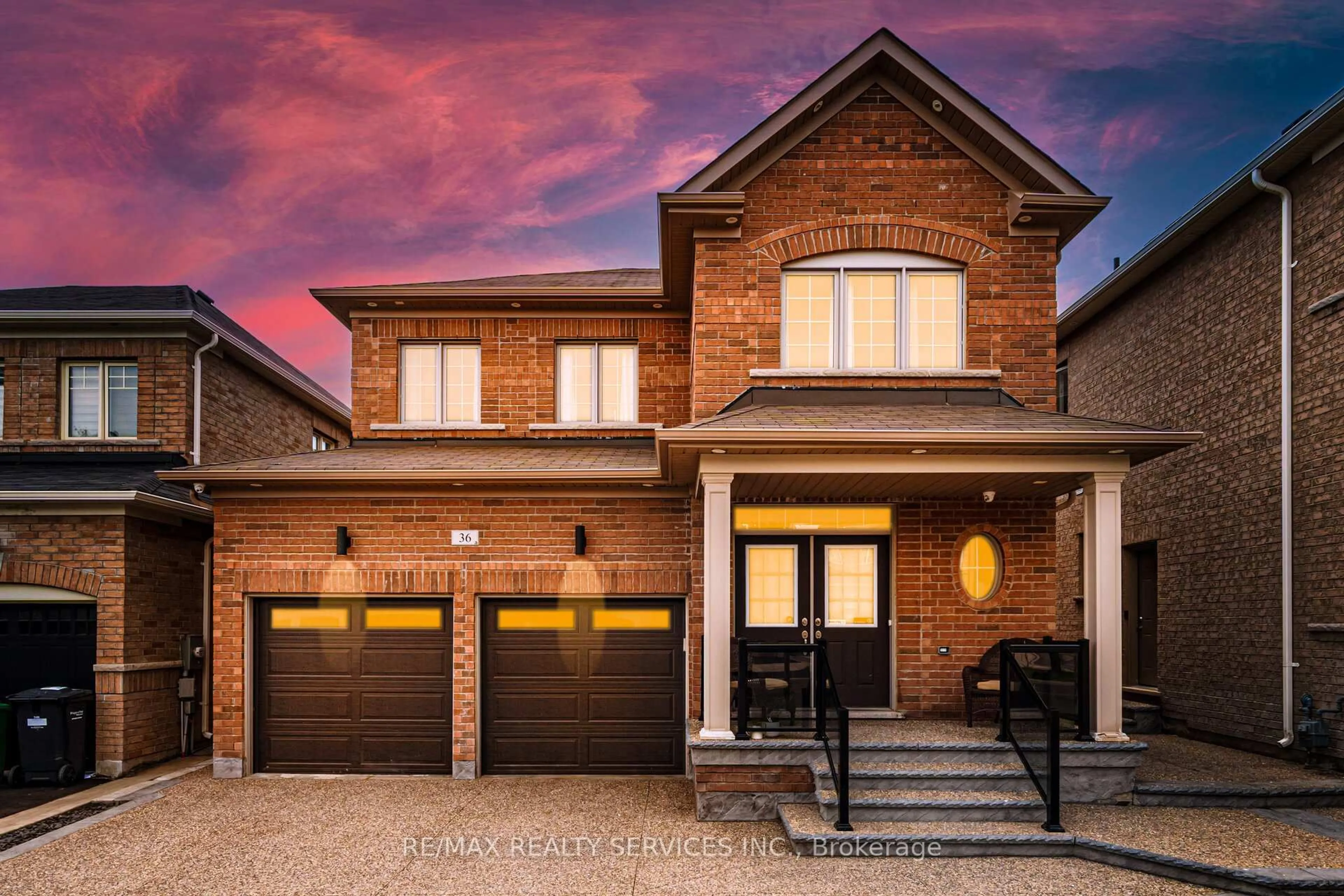 Home with brick exterior material, street for 36 Newhouse Blvd, Caledon Ontario L7C 4A1