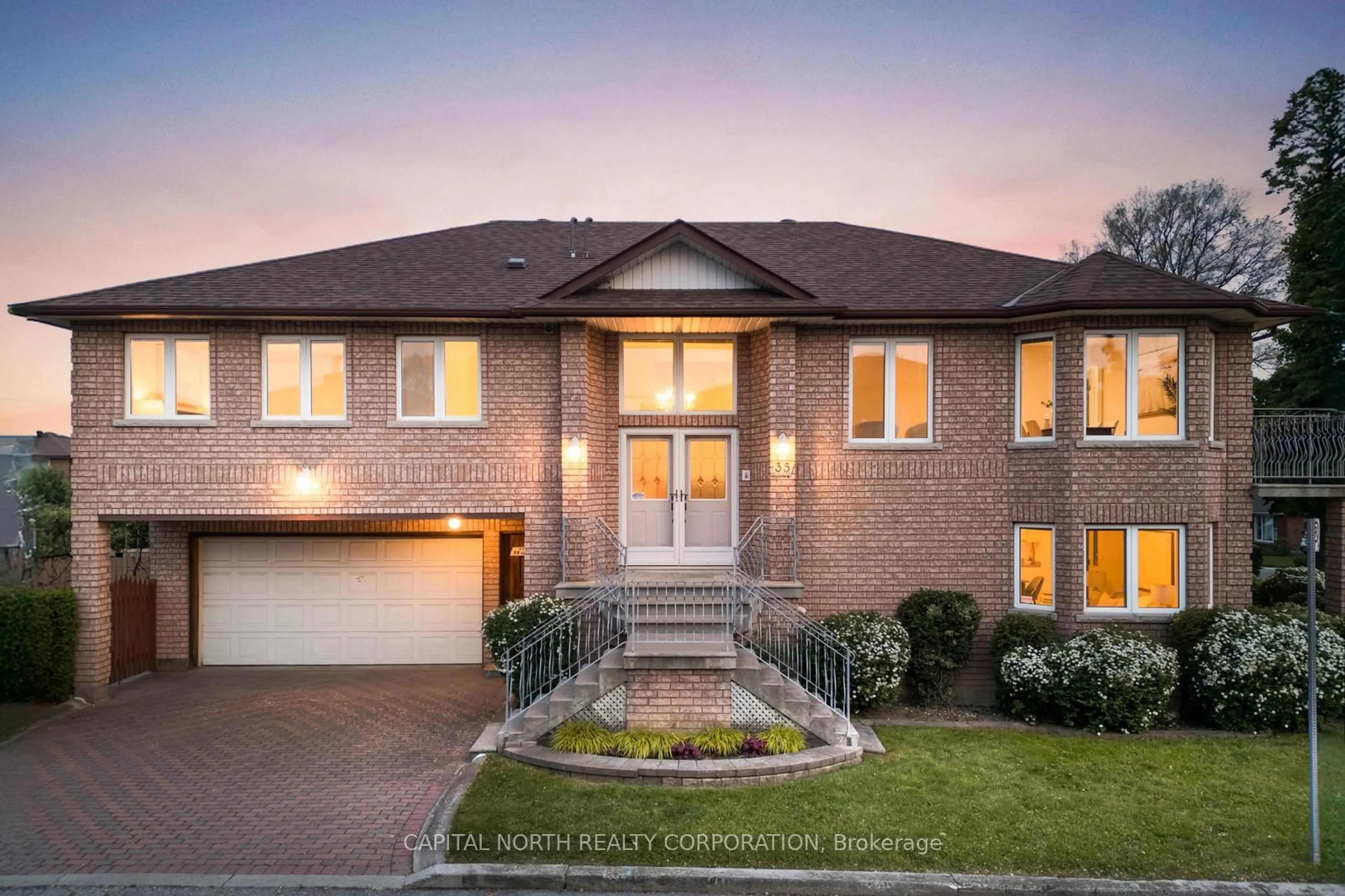 Home with brick exterior material, street for 35 Montana Ave, Toronto Ontario M3M 1B7