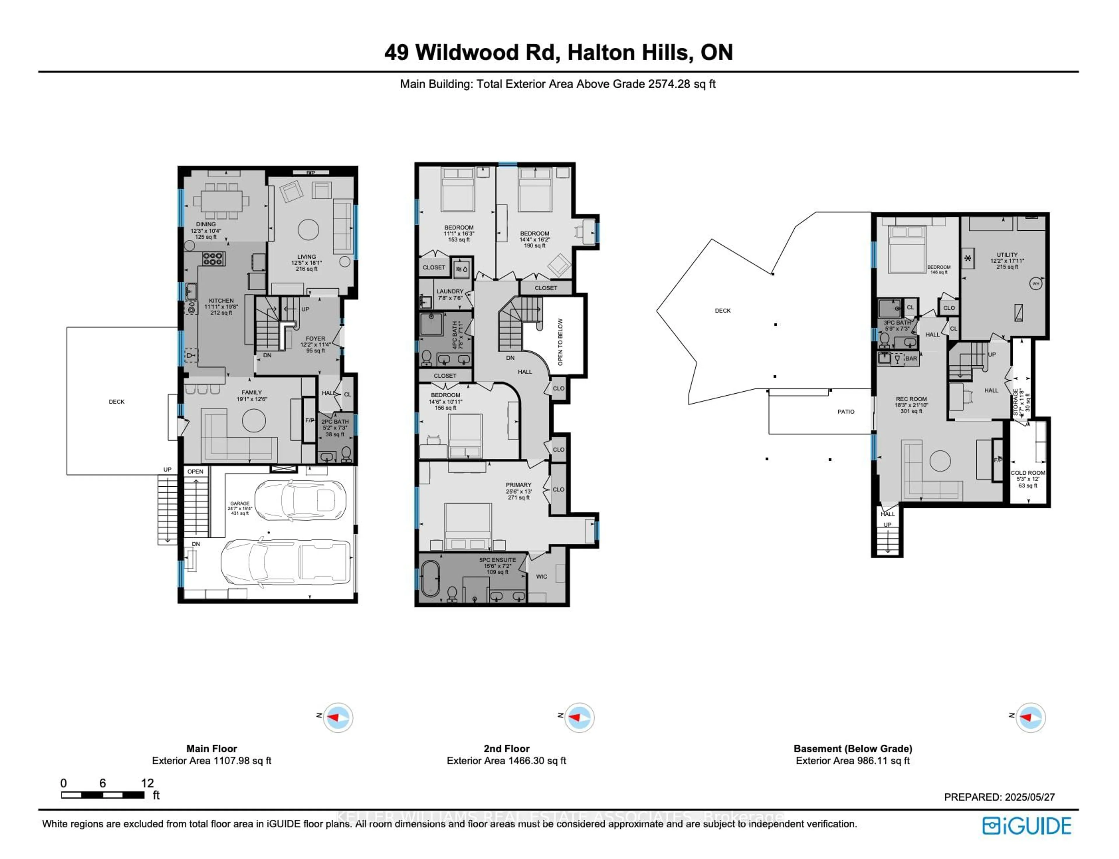 Floor plan for 49 Wildwood Rd, Halton Hills Ontario L7G 2W8