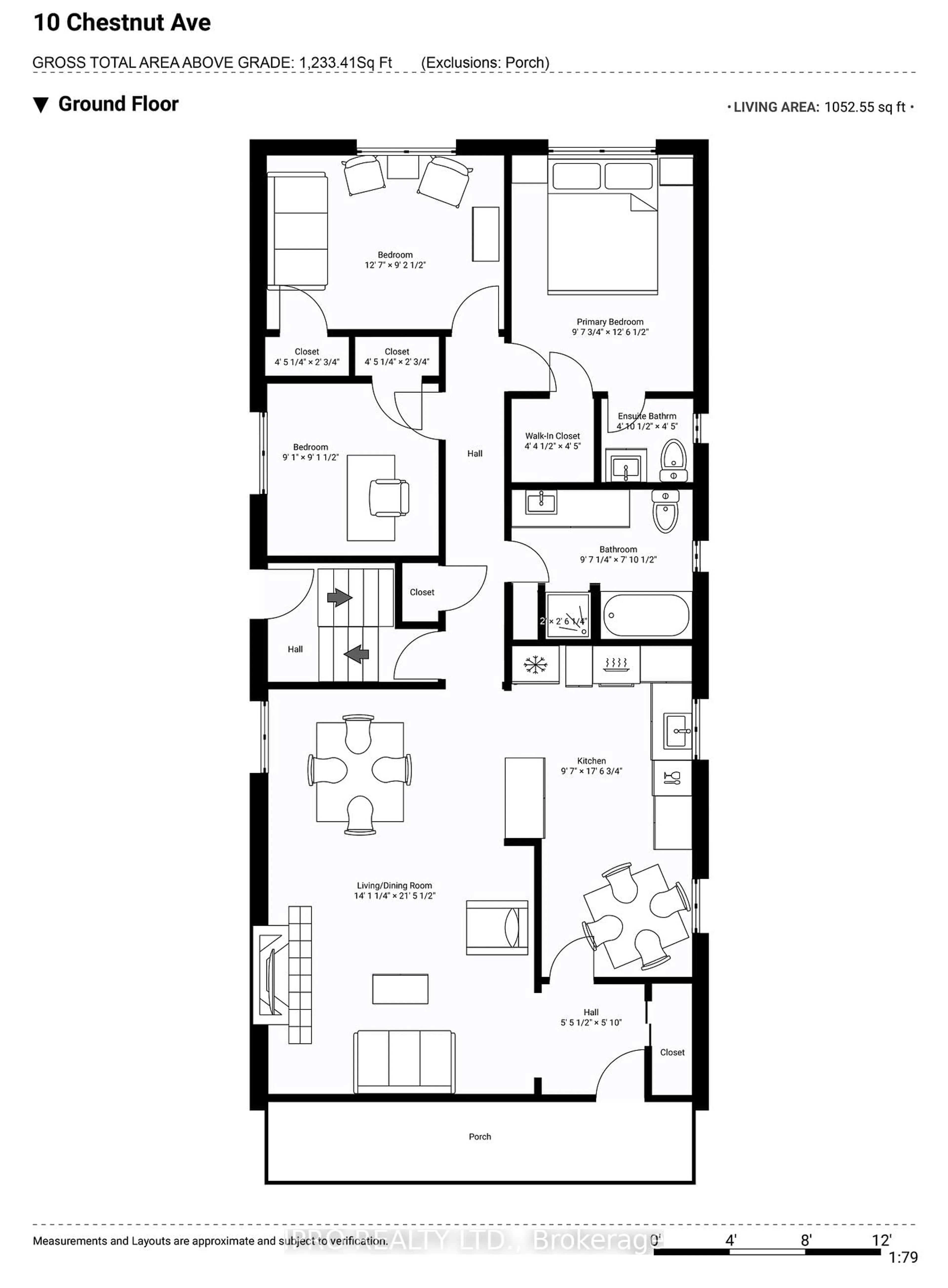 Floor plan for 10 CHESTNUT Ave, Brampton Ontario L6X 2A5