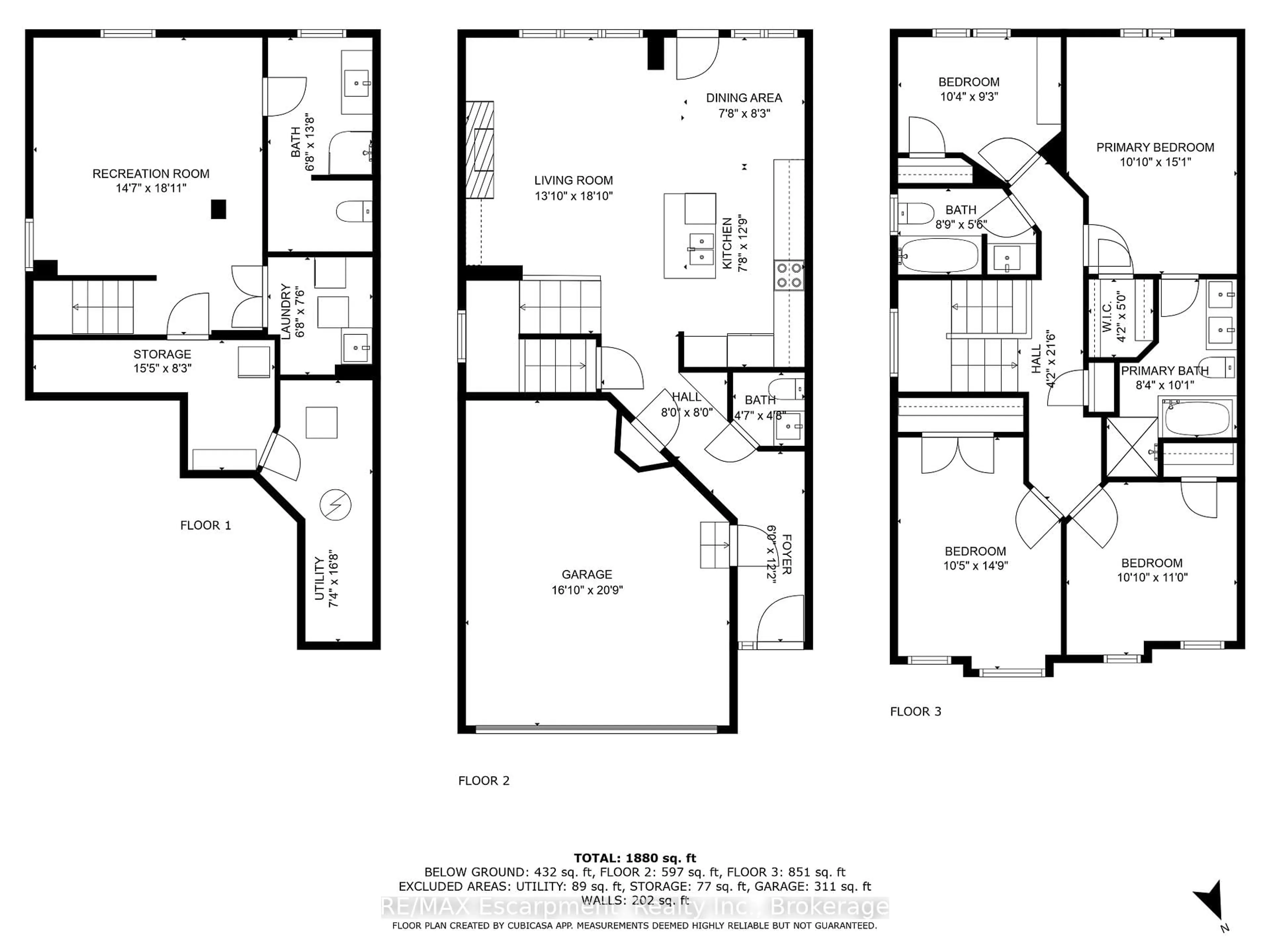 Floor plan for 2377 Stone Glen Cres, Oakville Ontario L6M 0C7