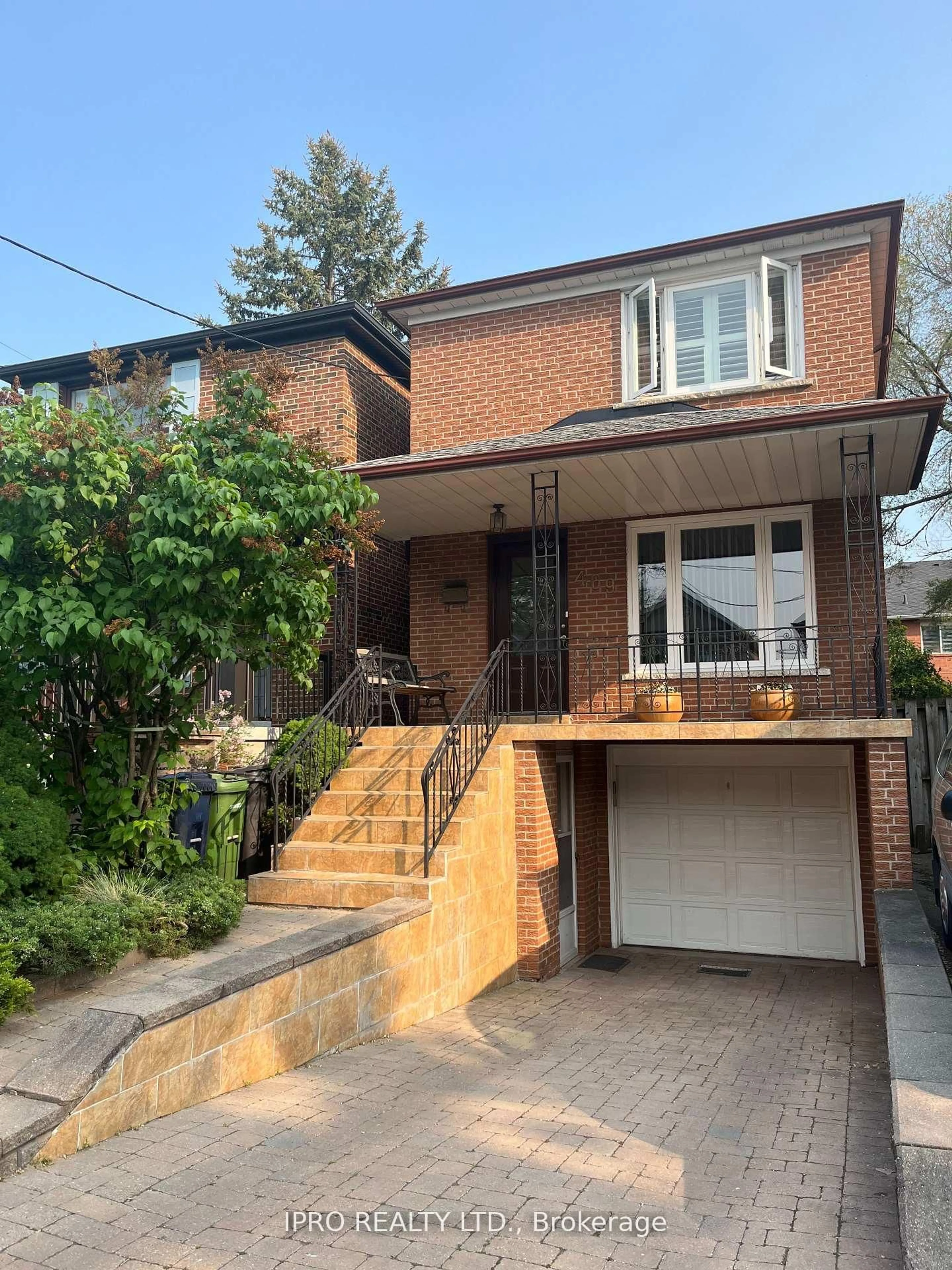 Home with brick exterior material, street for 469 St Johns Rd, Toronto Ontario M6S 2L4