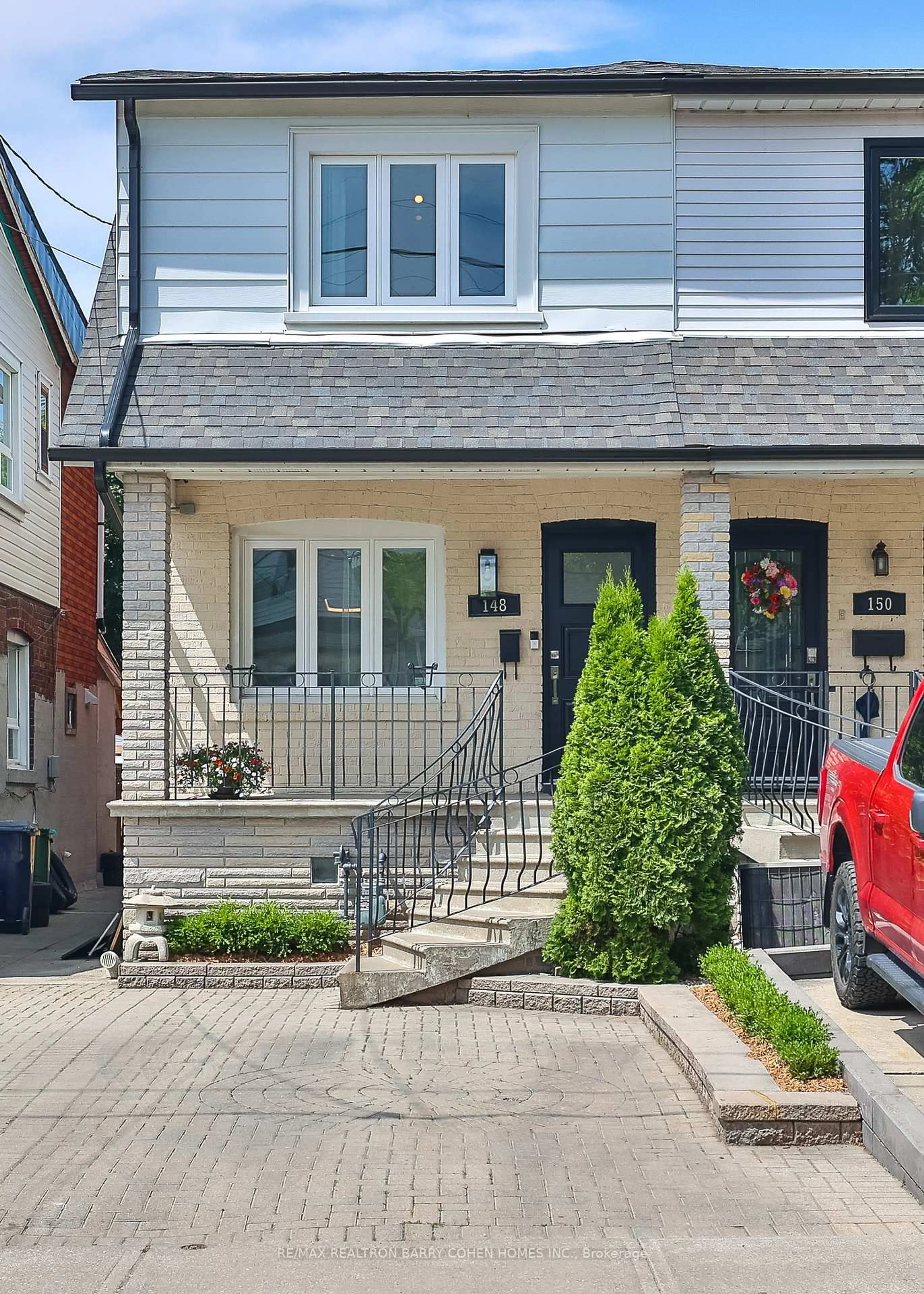 Home with brick exterior material, street for 148 Prescott Ave, Toronto Ontario M6N 3H1