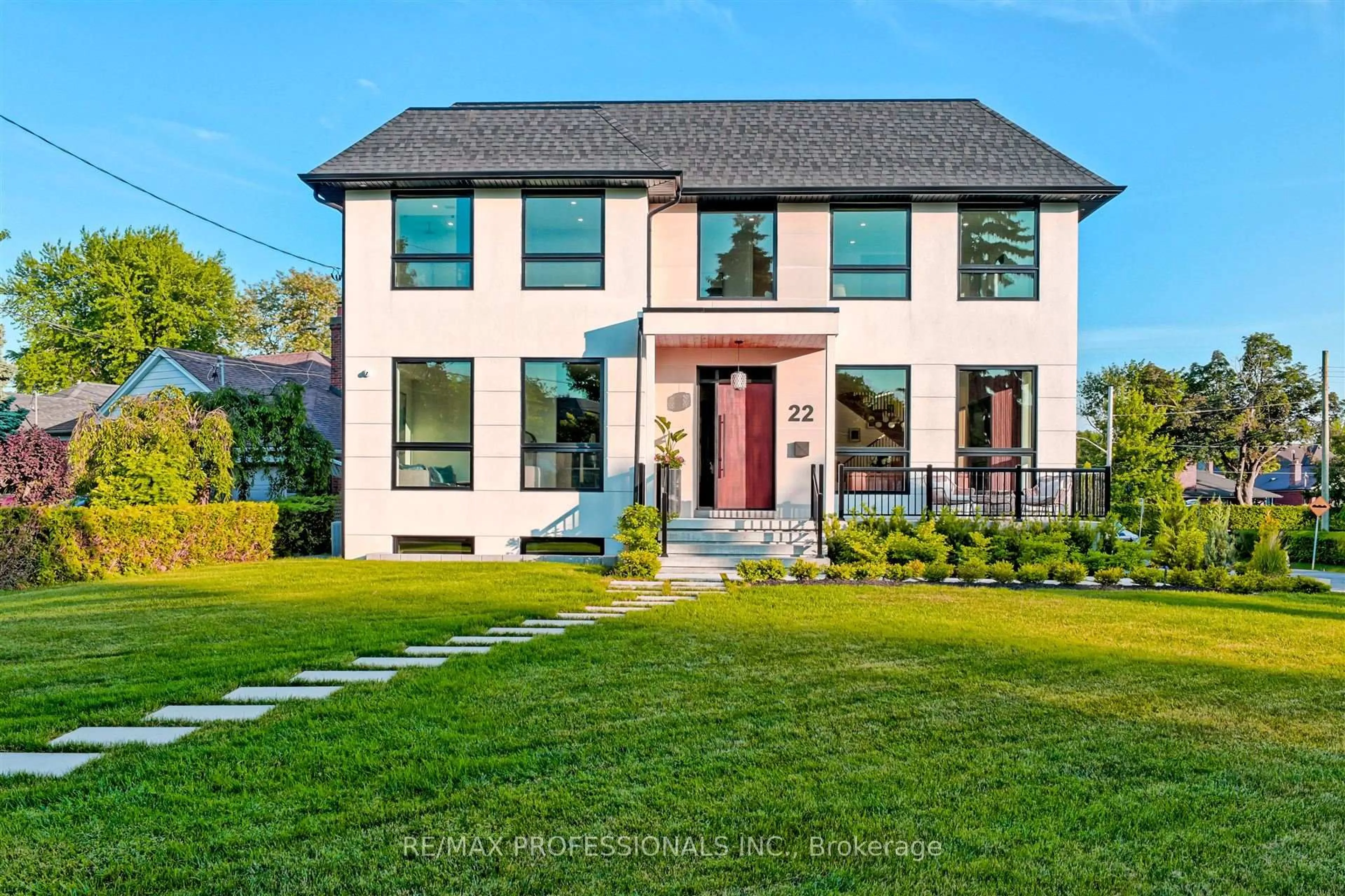 Home with brick exterior material, street for 22 Spring Garden Rd, Toronto Ontario M8Z 3X1