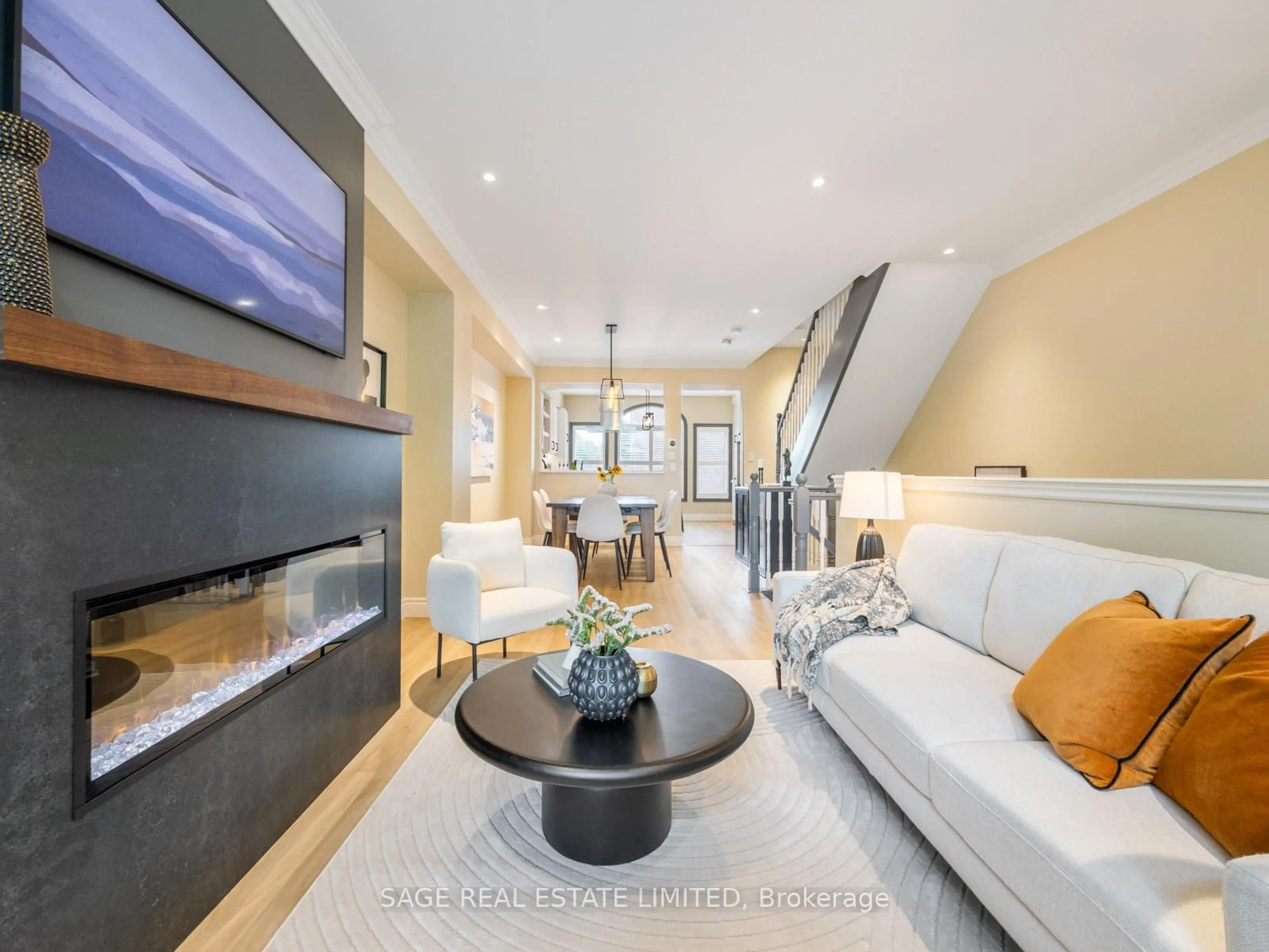 Living room with furniture, unknown for 7 San Remo Terr, Toronto Ontario M8Z 6C5