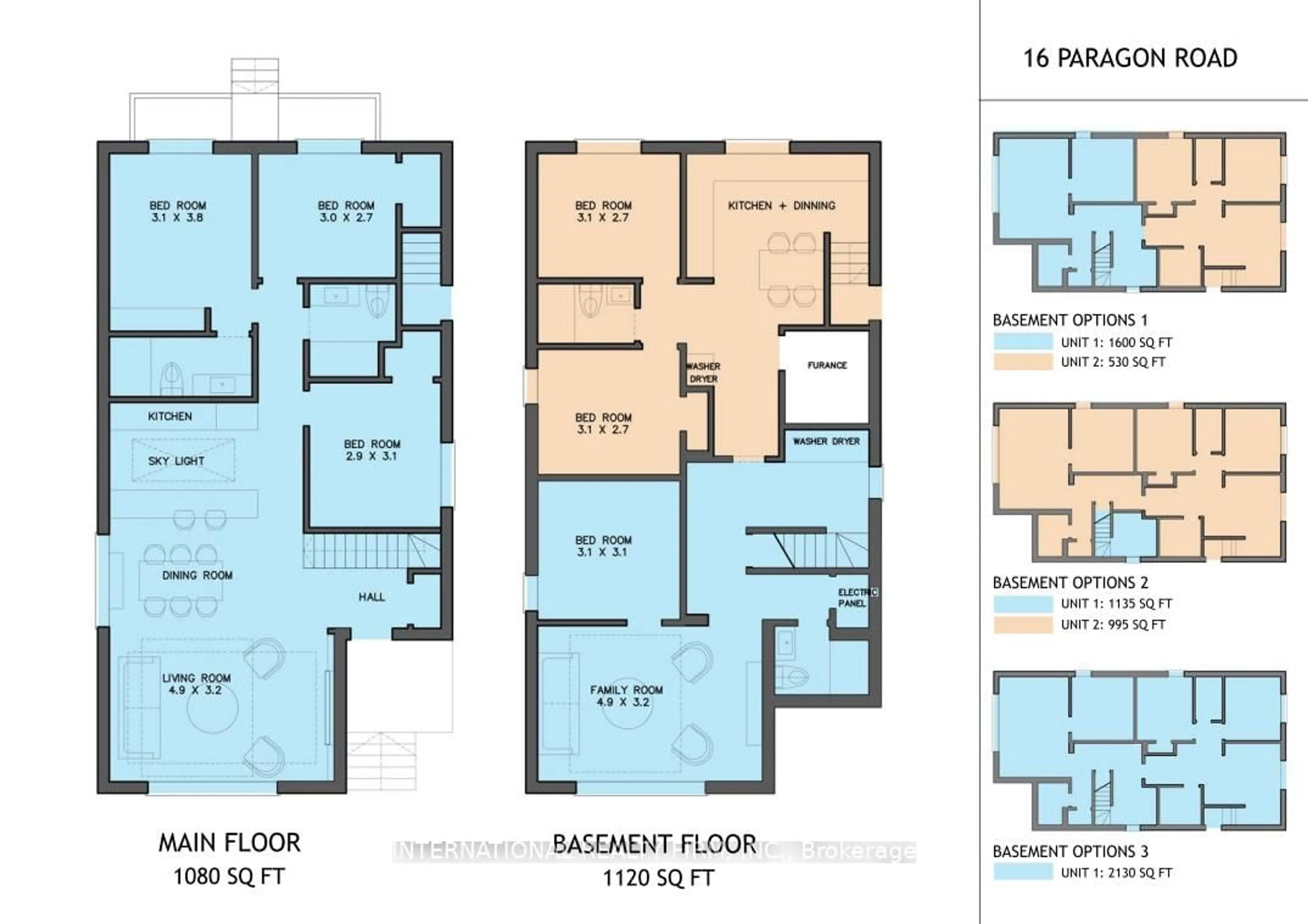 Floor plan for 16 Paragon Rd, Toronto Ontario M9R 1J5