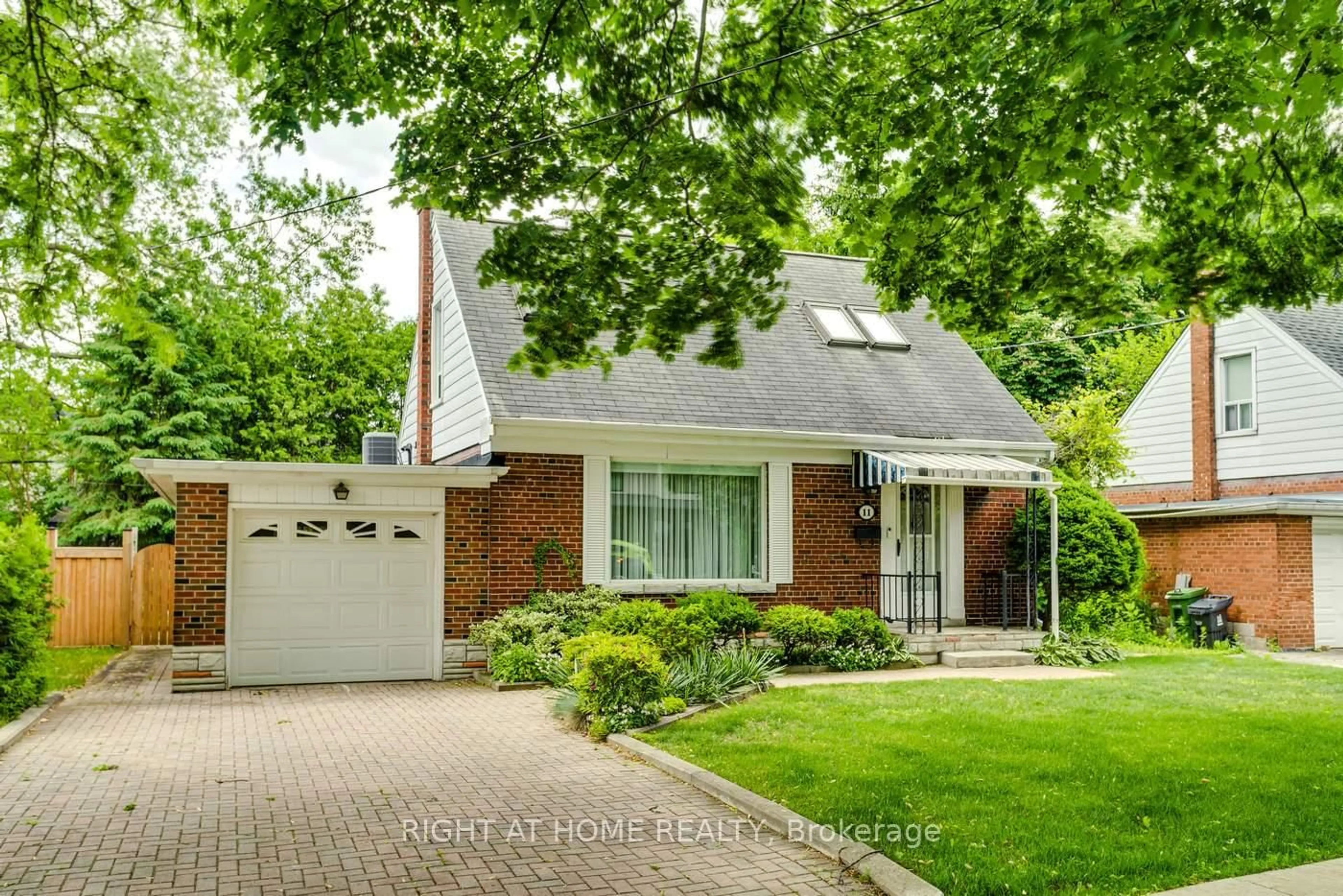 Home with brick exterior material, street for 11 Ambleside Ave, Toronto Ontario M8Z 2H5