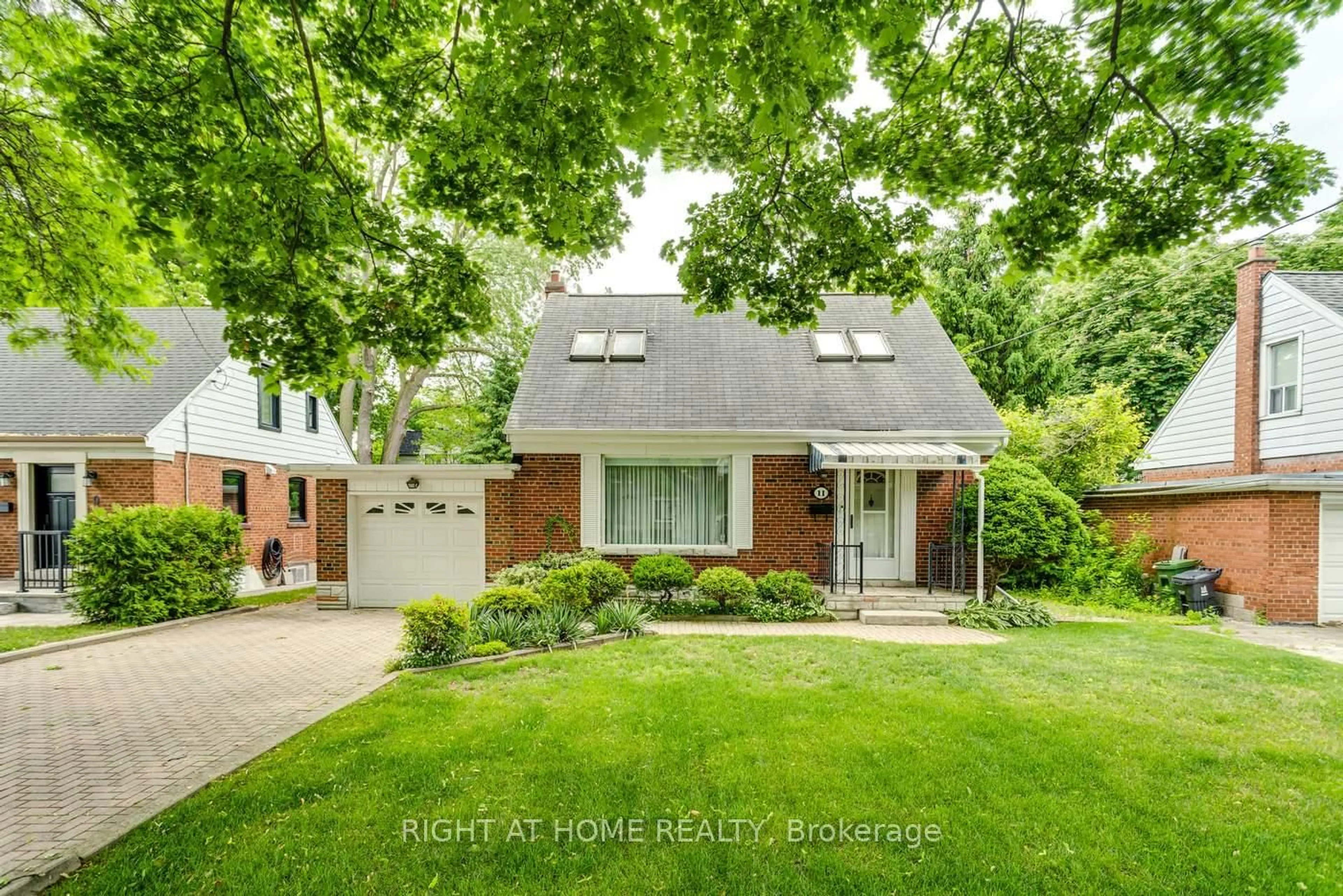 Home with brick exterior material, street for 11 Ambleside Ave, Toronto Ontario M8Z 2H5