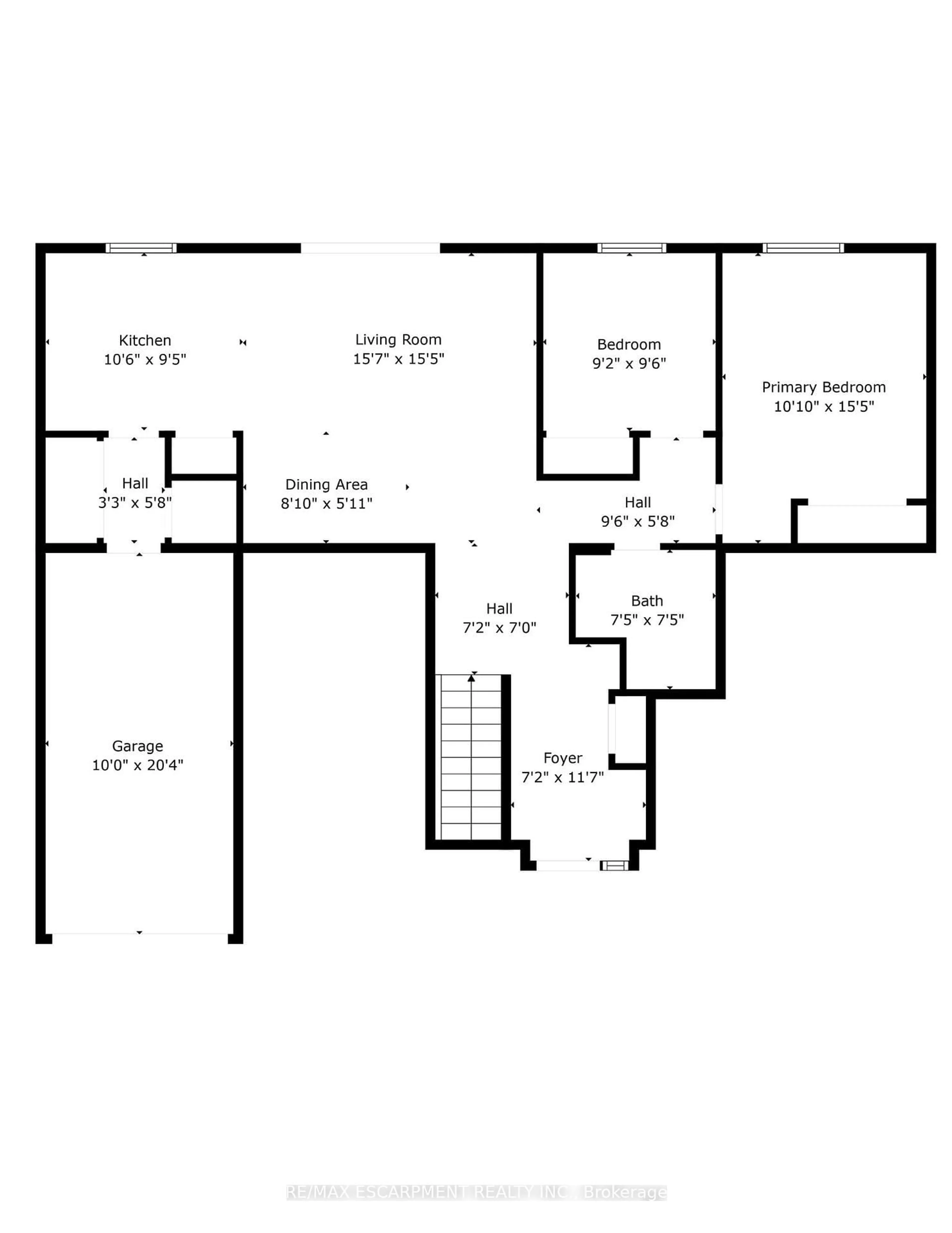 Floor plan for 4045 UPPER MIDDLE Rd #54, Burlington Ontario L7M 4S9