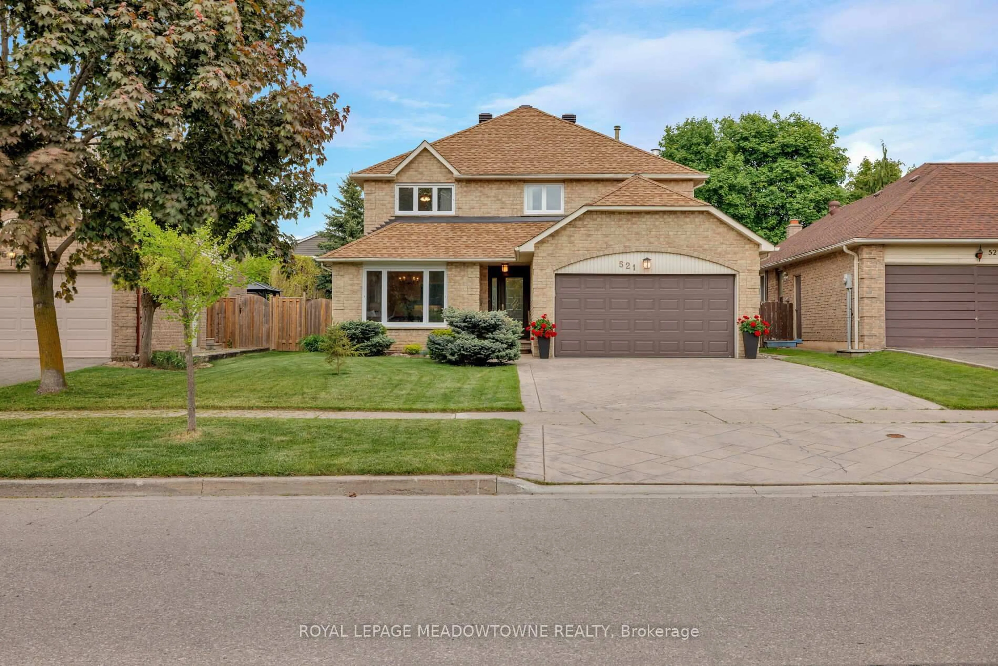 Home with brick exterior material, street for 521 Vanier Dr, Milton Ontario L9T 4S3