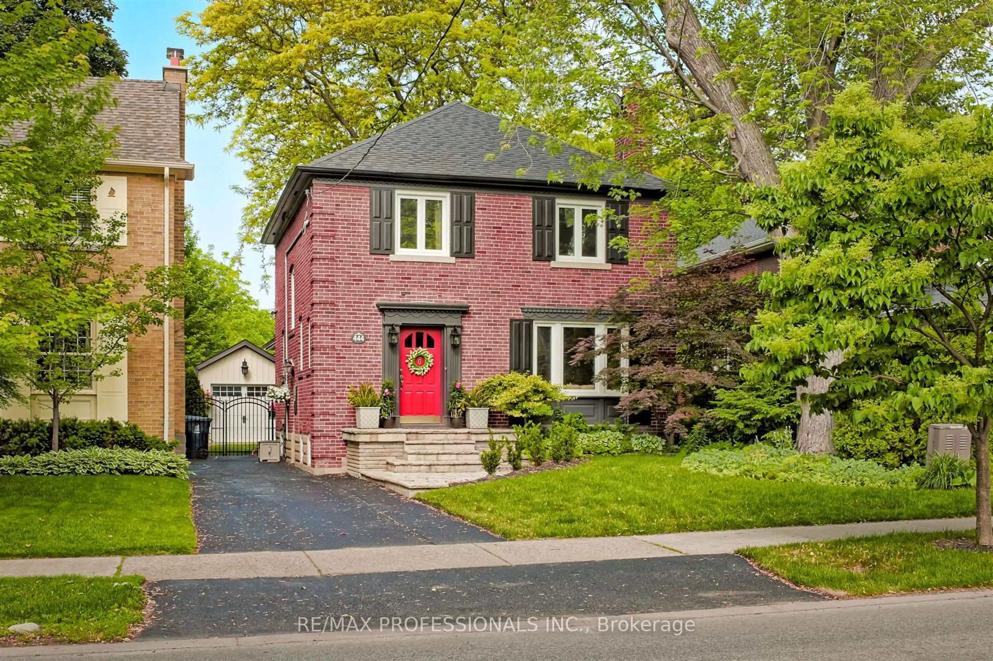 Home with brick exterior material, street for 444 Prince Edward Dr, Toronto Ontario M8X 2M1