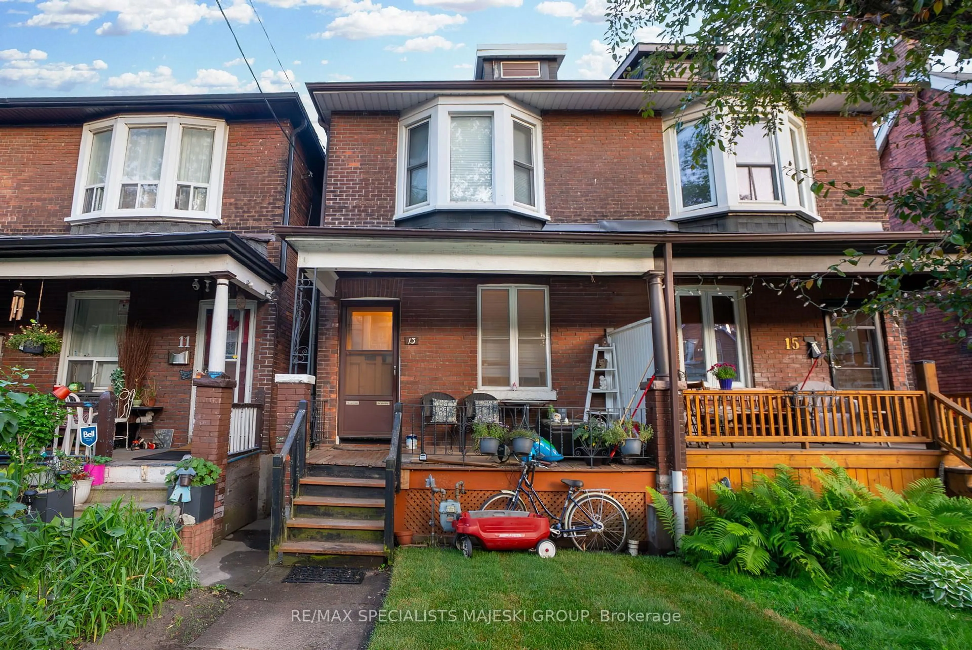 Home with brick exterior material, street for 13 Westminster Ave, Toronto Ontario M6R 1N3