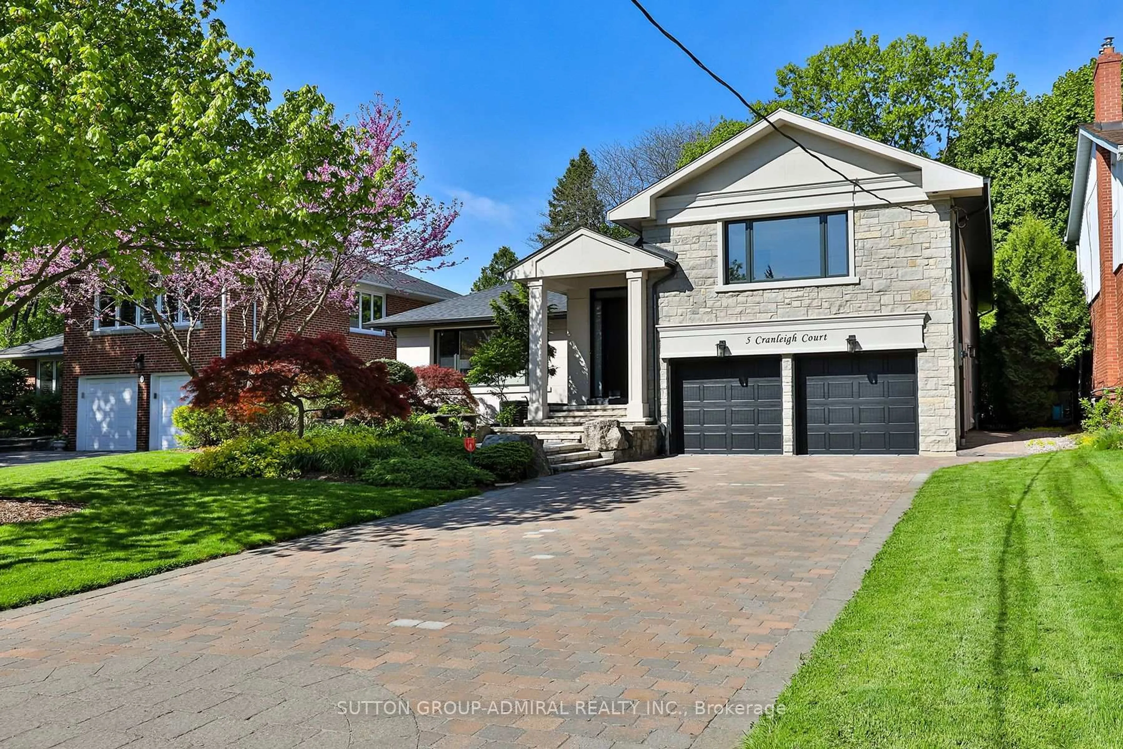 Home with brick exterior material, street for 5 Cranleigh Crt, Toronto Ontario M9A 3Y2