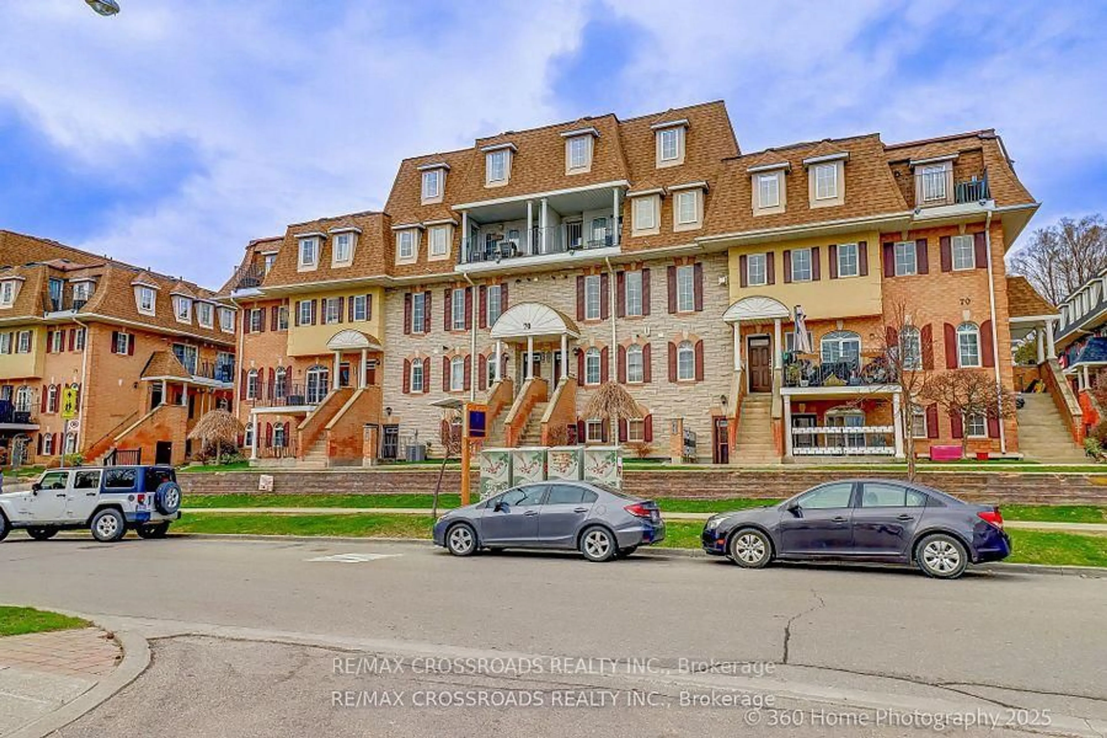 A pic from outside/outdoor area/front of a property/back of a property/a pic from drone, unknown for 70 Sidney Belsey Cres #204, Toronto Ontario M6M 5J5