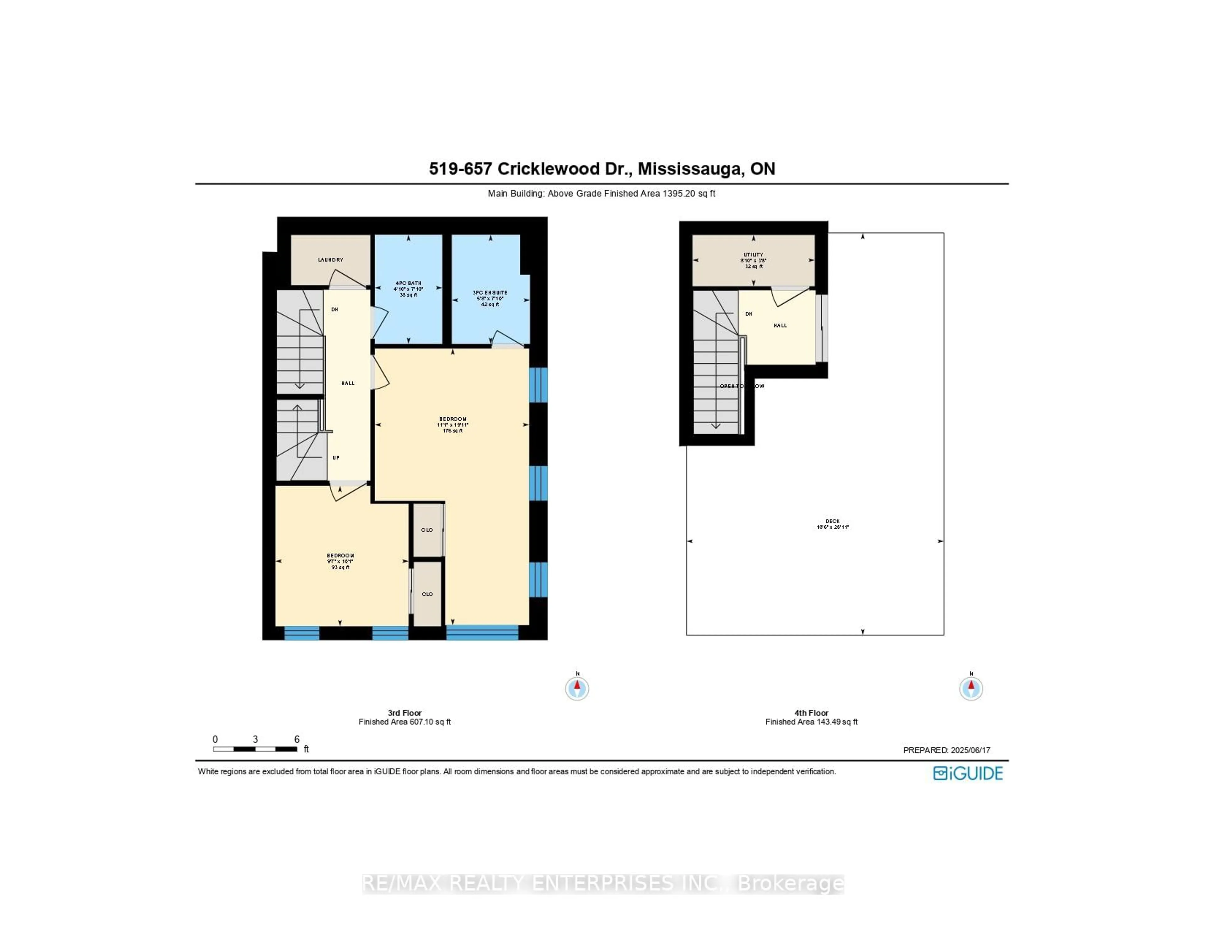 Floor plan for 657 Cricklewood Dr #519, Mississauga Ontario L5G 0B9