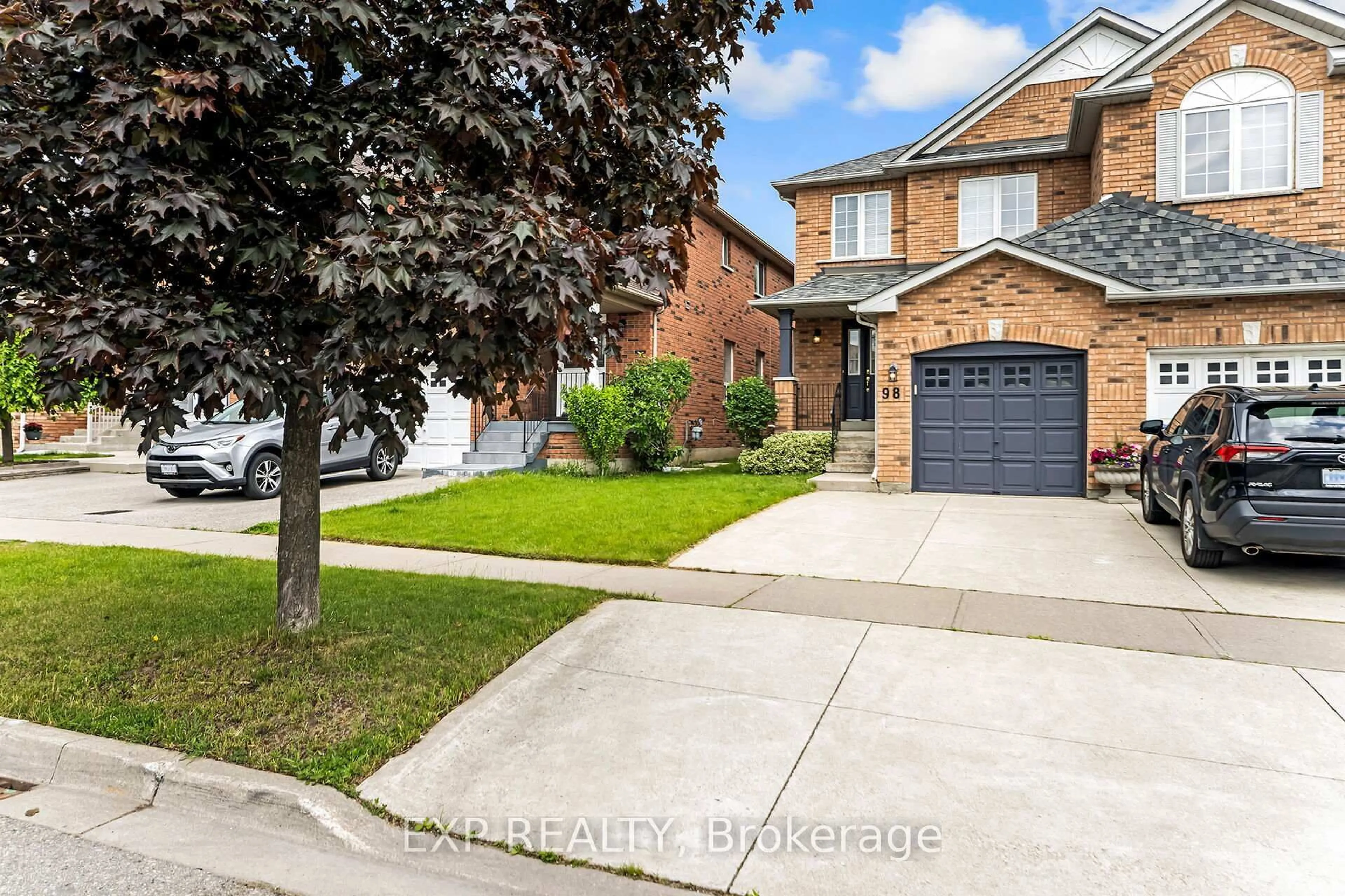 Home with brick exterior material, street for 98 Merganser Cres, Brampton Ontario L6W 4G4